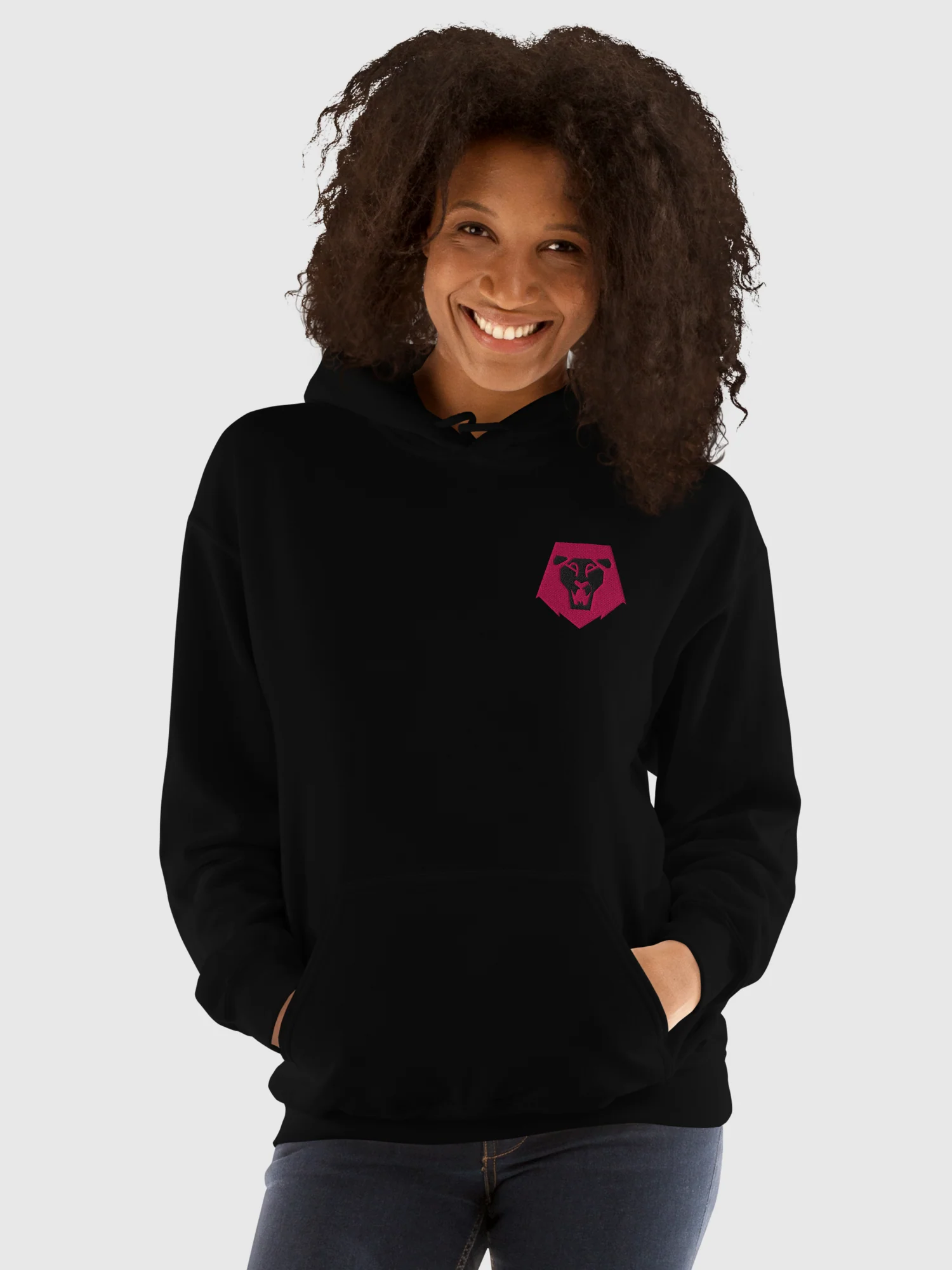 KPop Demon Hunters SAJA BOYS Lion Embroidered Hoodie - Image 4