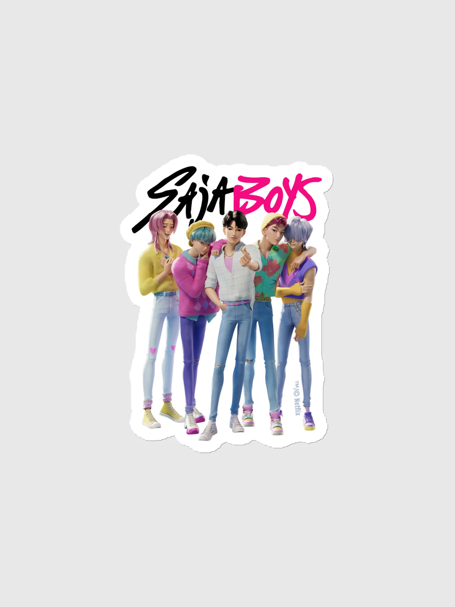 KPop Demon Hunters SAJA BOYS Magnet - Image 3