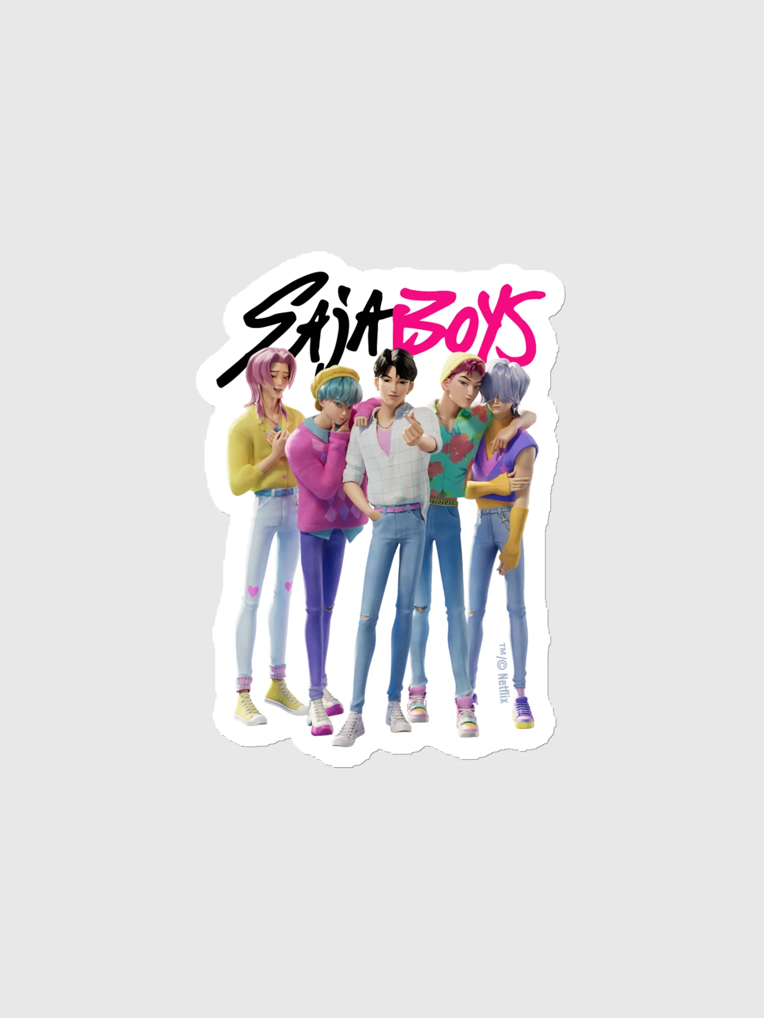 KPop Demon Hunters SAJA BOYS Magnet - Image 5