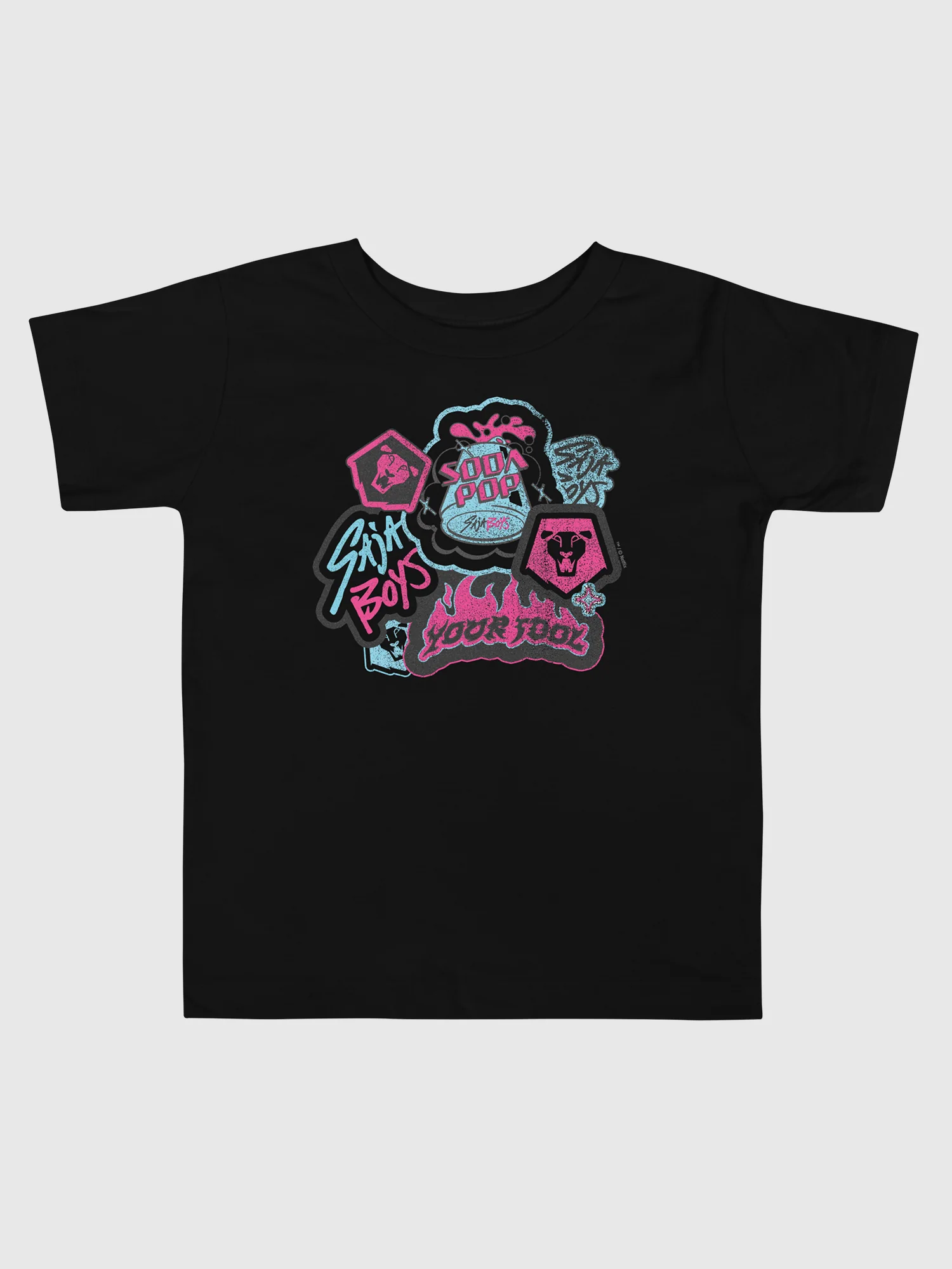 KPop Demon Hunters Saja Boys Toddler T-Shirt Collage - Image 2