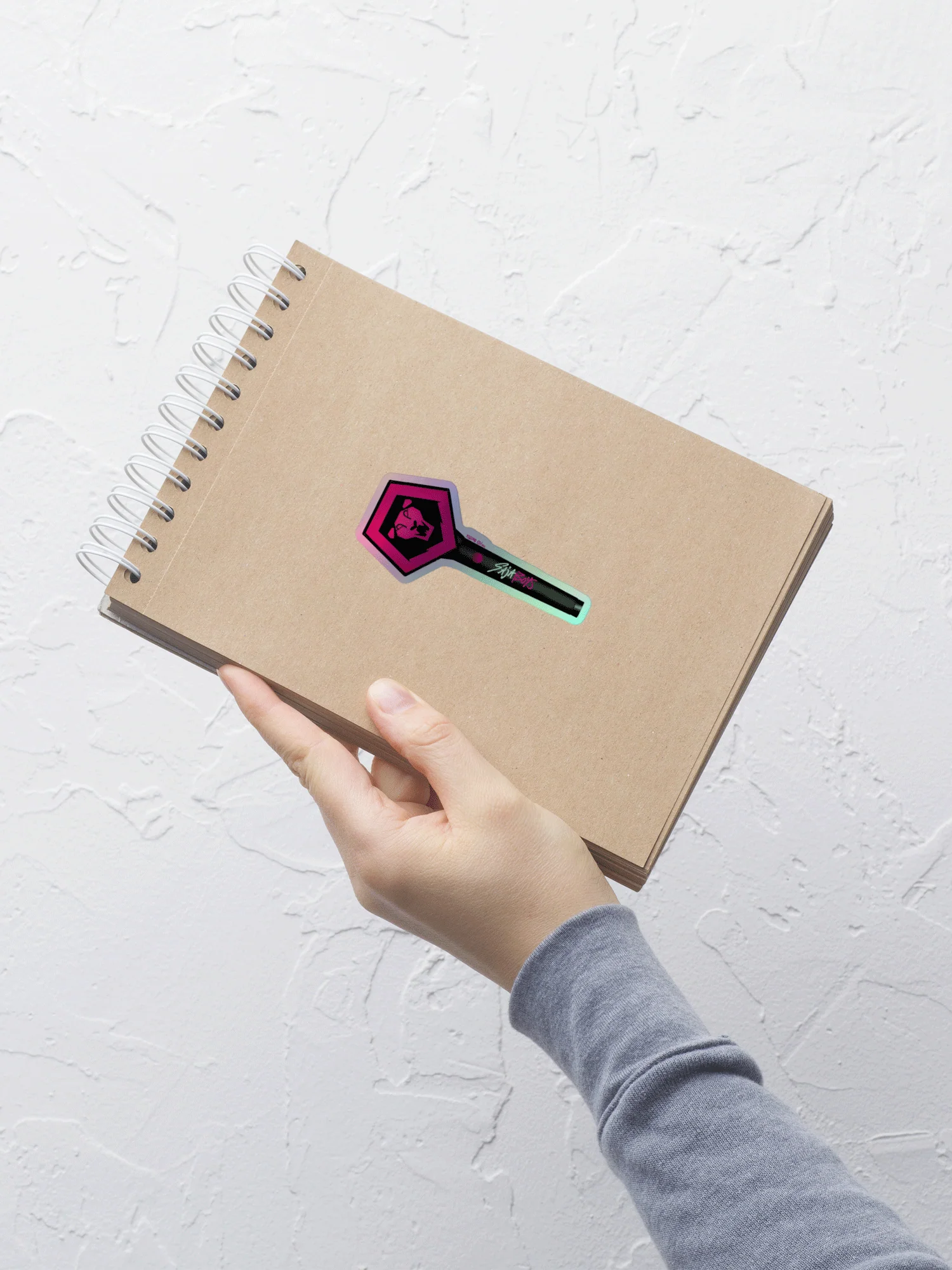 KPop Demon Hunters SAJA BOYS Lightstick Sticker - Image 4