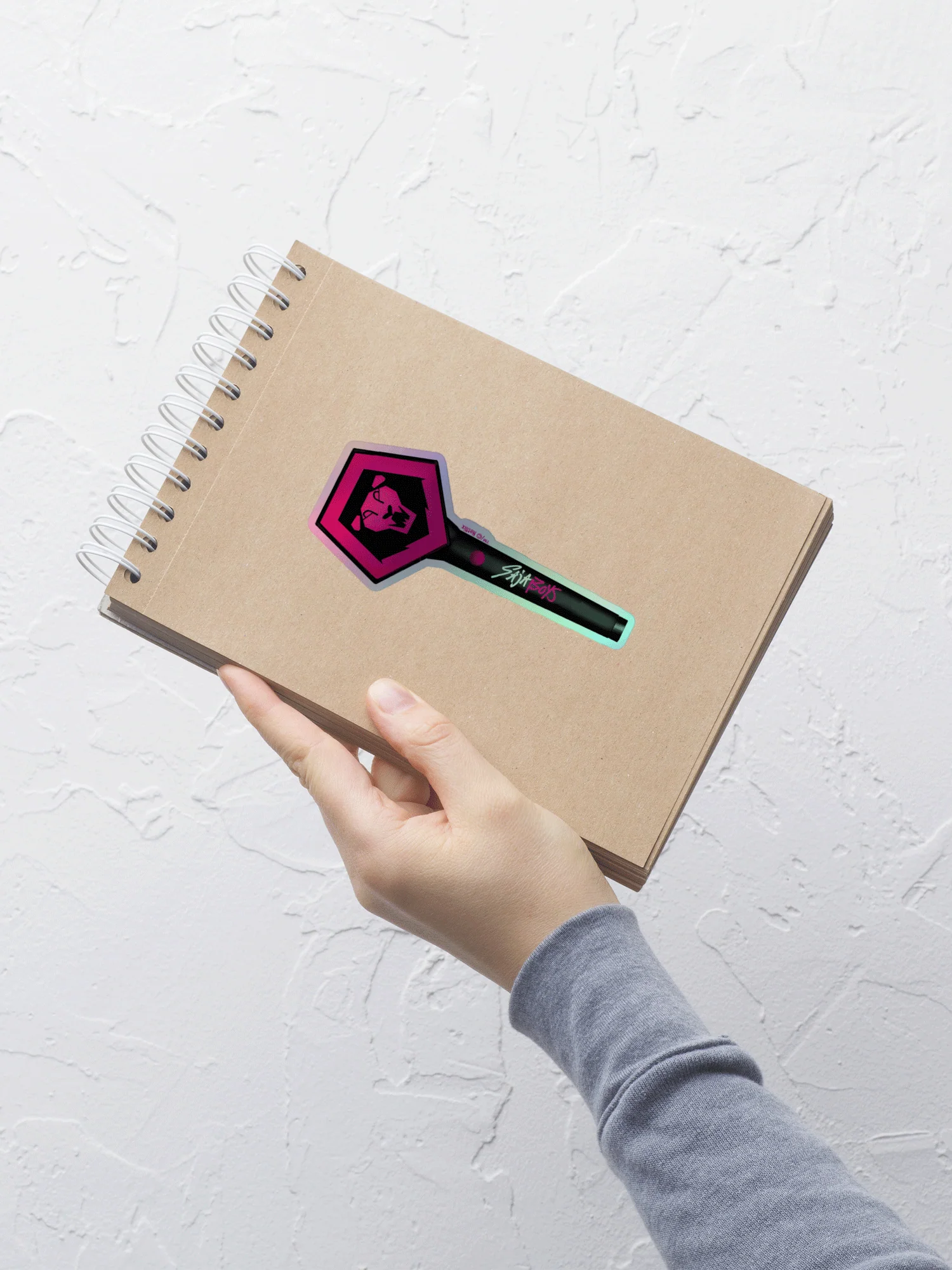 KPop Demon Hunters SAJA BOYS Lightstick Sticker - Image 5