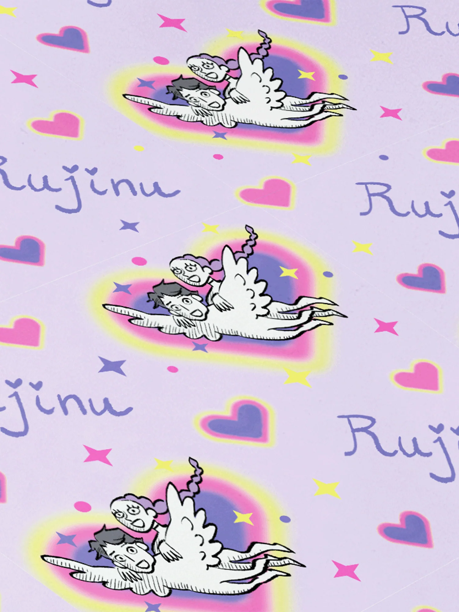 KPop Demon Hunters Satin Gift Wrap Rujinu - Image 3