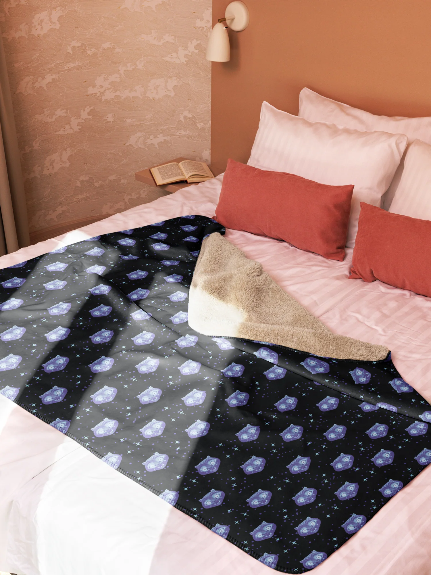 Kpop Demon Hunters Sherpa Blanket Derpy Tiger - Image 5