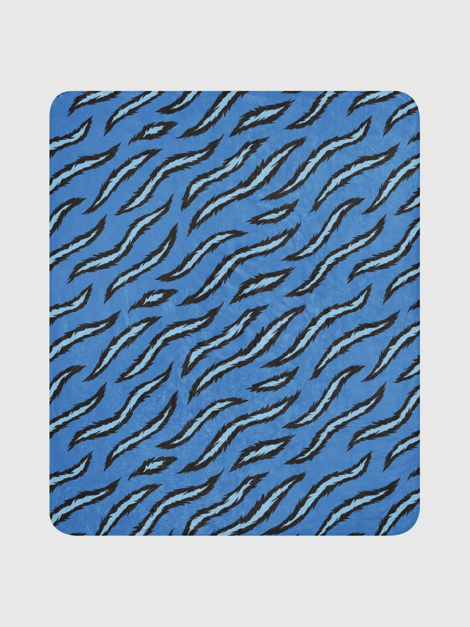 KPop Demon Hunters Sherpa Blanket Derpy Tiger Stripes - Image 3