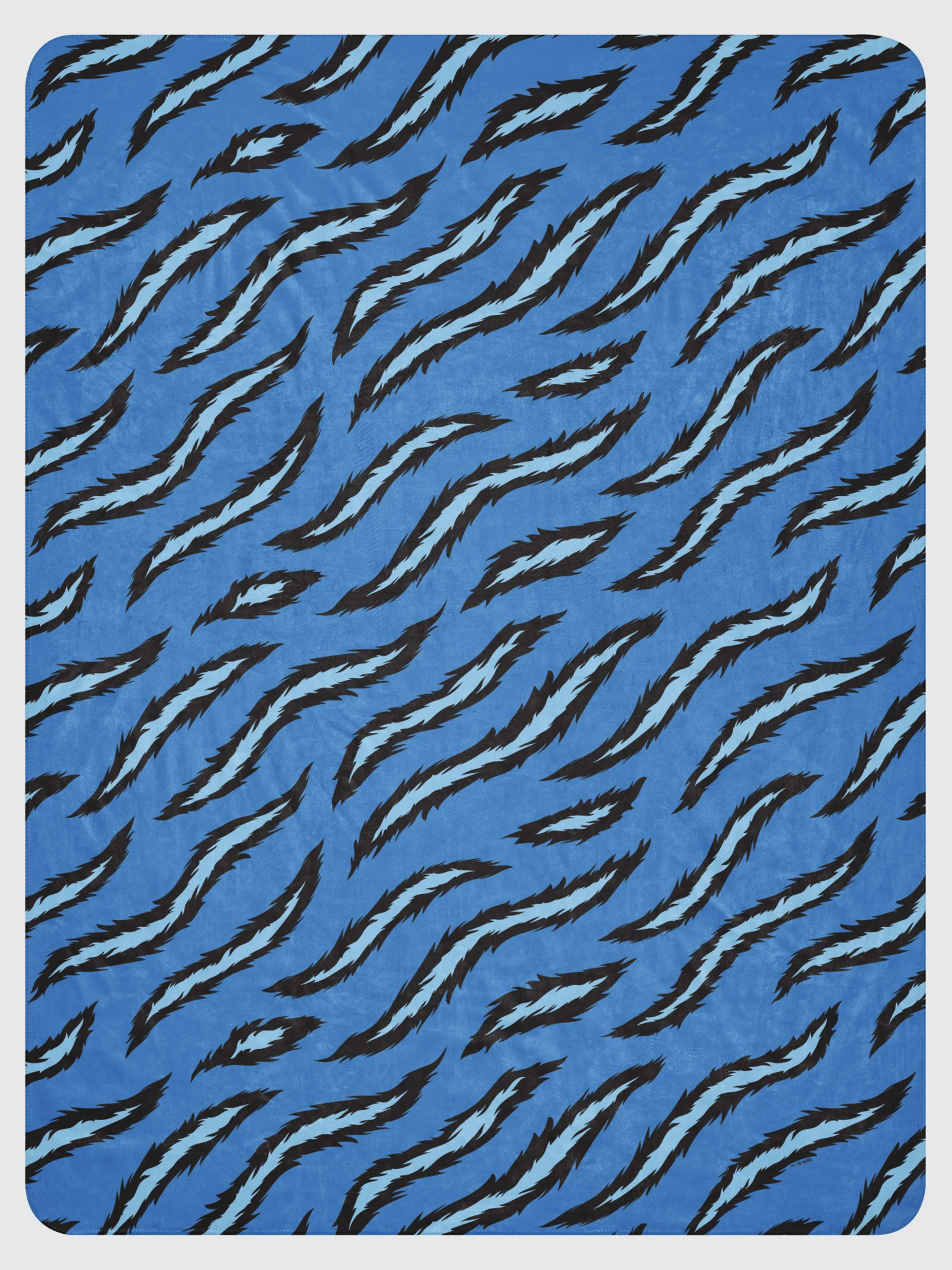 KPop Demon Hunters Sherpa Blanket Derpy Tiger Stripes - Image 5