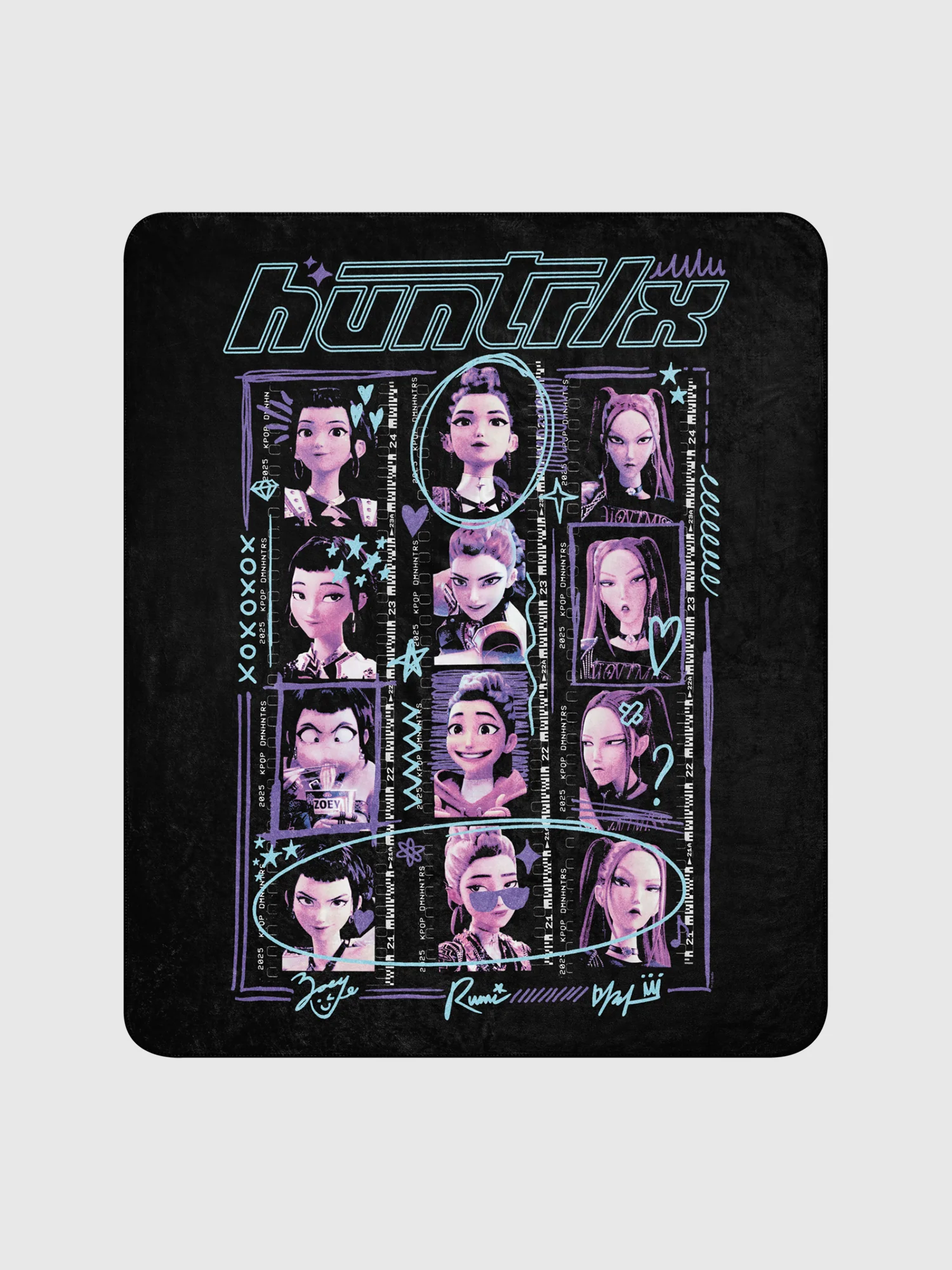 KPop Demon Hunters Sherpa Blanket World Tour - Image 3