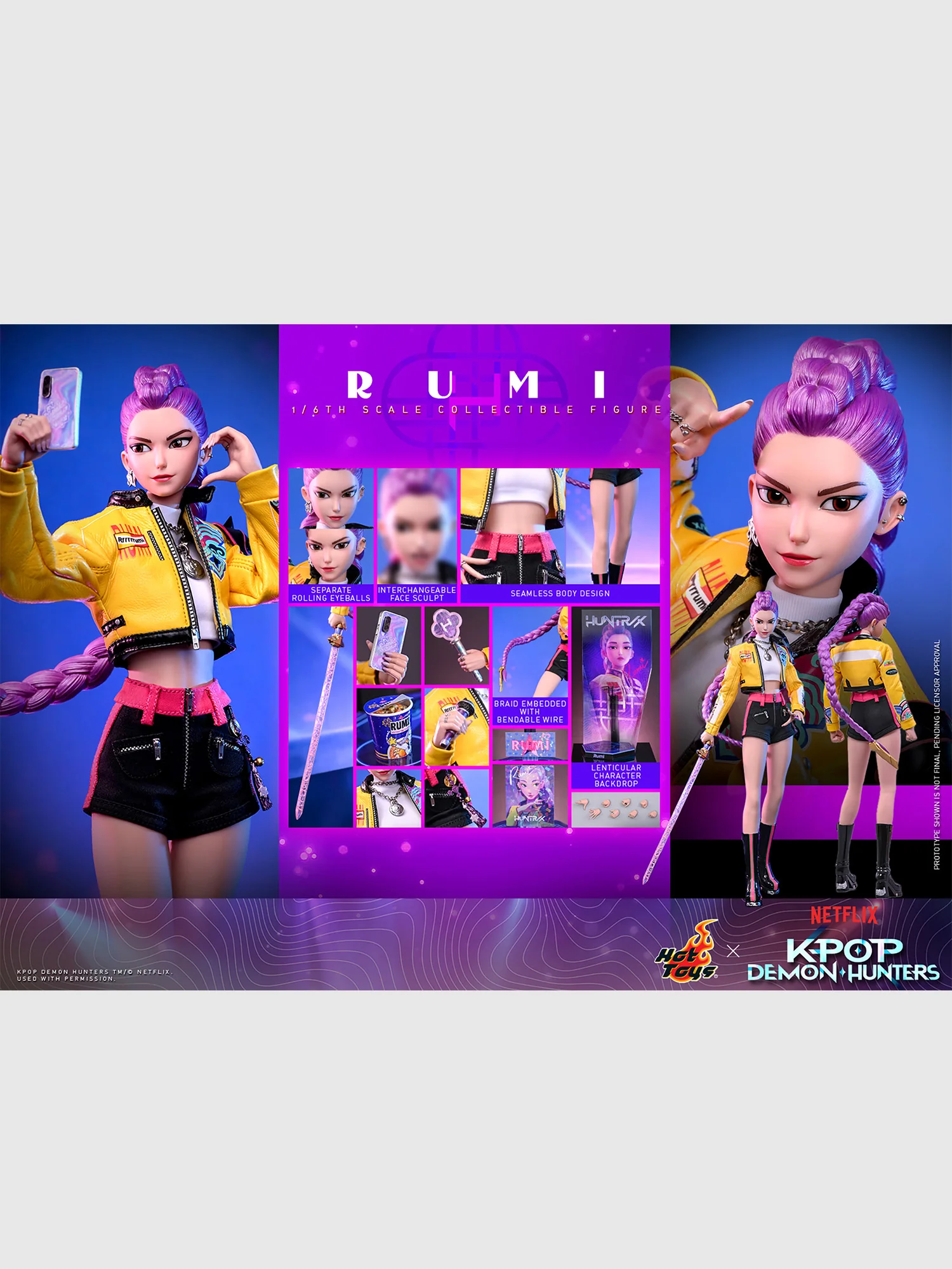 KPop Demon Hunters Sixth Scale Figure Rumi - Image 2