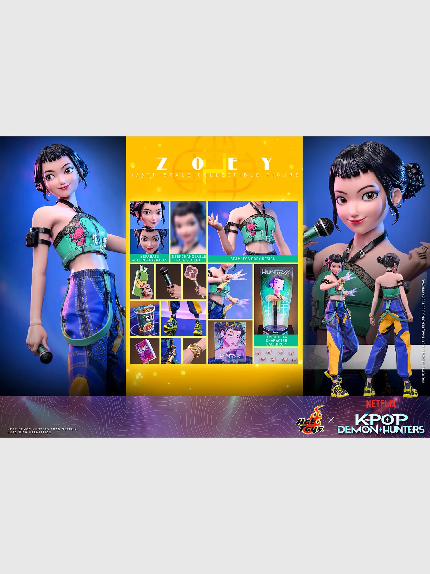 KPop Demon Hunters Sixth Scale Figure Zoey - Image 2