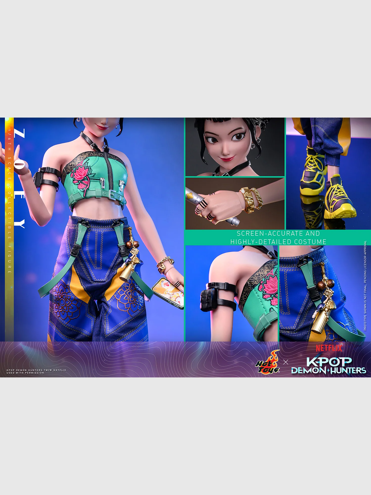 KPop Demon Hunters Sixth Scale Figure Zoey - Image 4