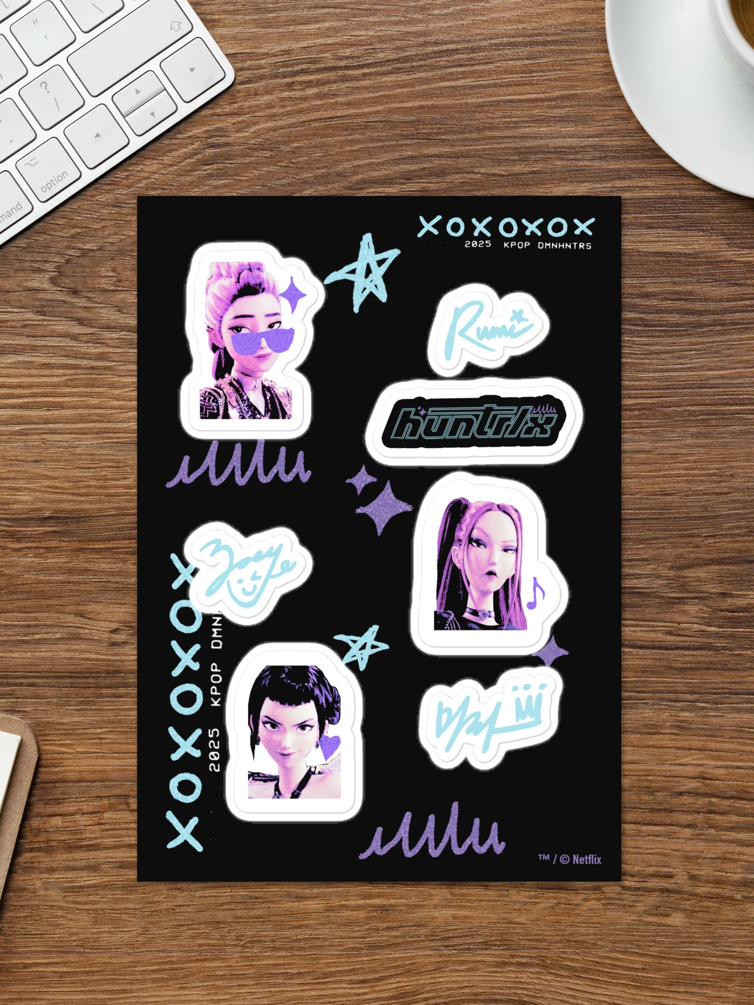 KPop Demon Hunters Sticker Sheet World Tour - Image 2