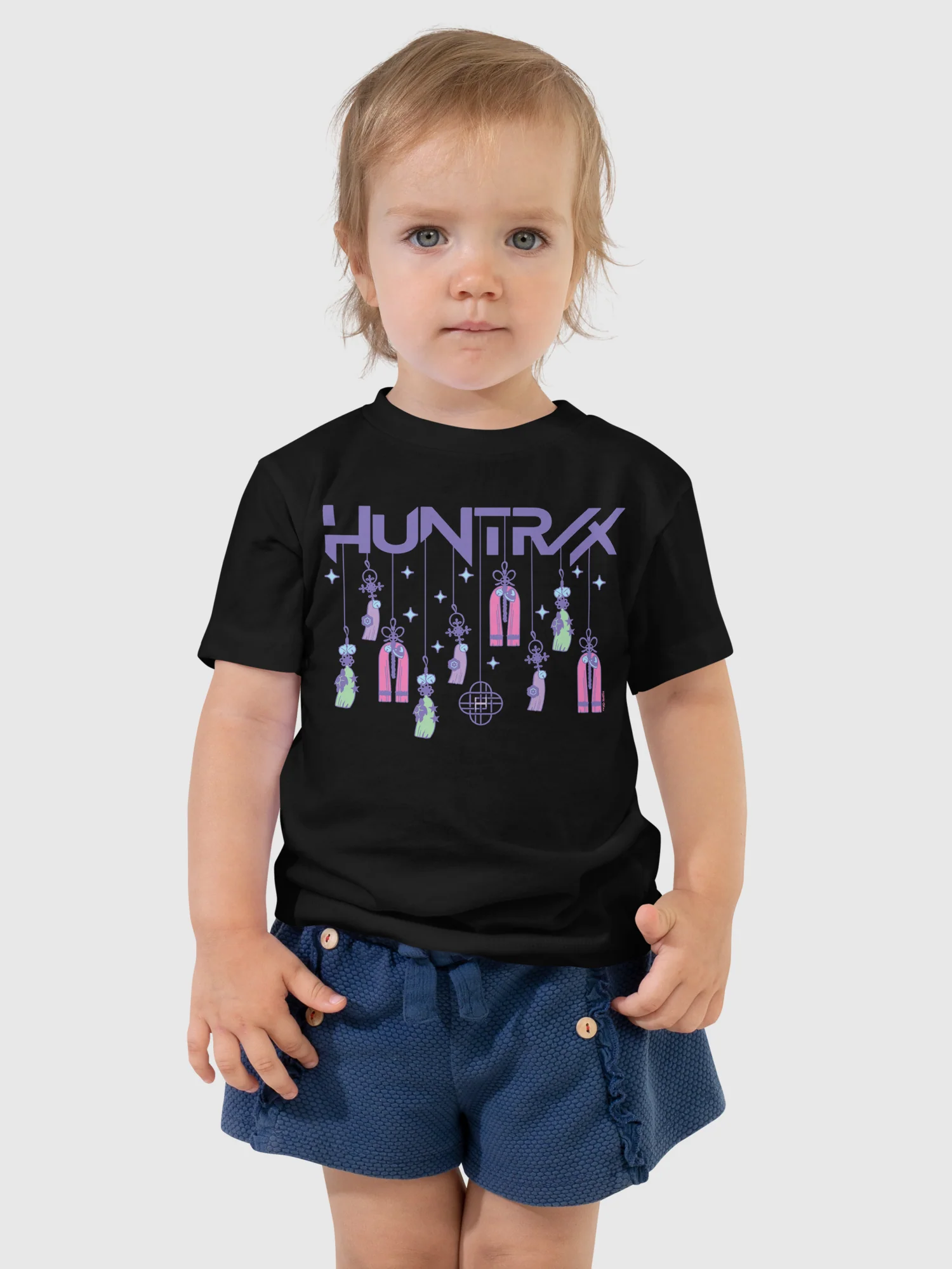 KPop Demon Hunters Toddler T-Shirt HUNTR/X Holiday Charms - Image 3
