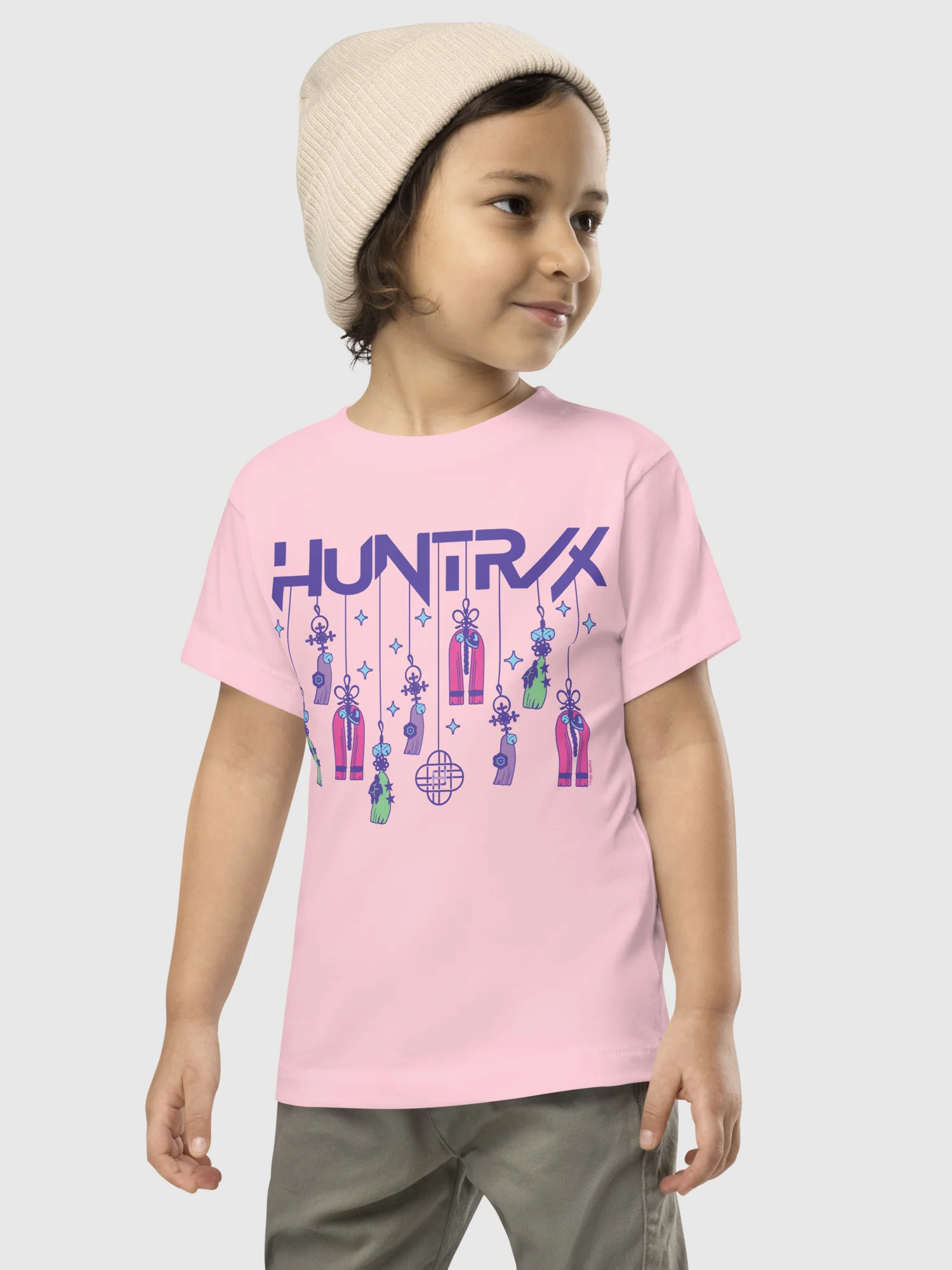 KPop Demon Hunters Toddler T-Shirt HUNTR/X Holiday Charms - Image 4