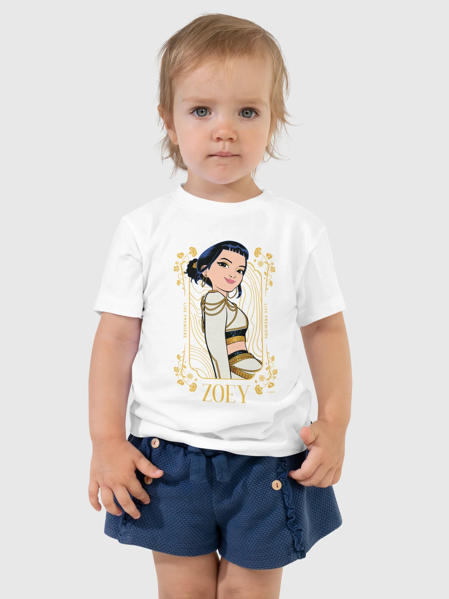KPop Demon Hunters Toddler T-Shirt Zoey Golden - Image 3