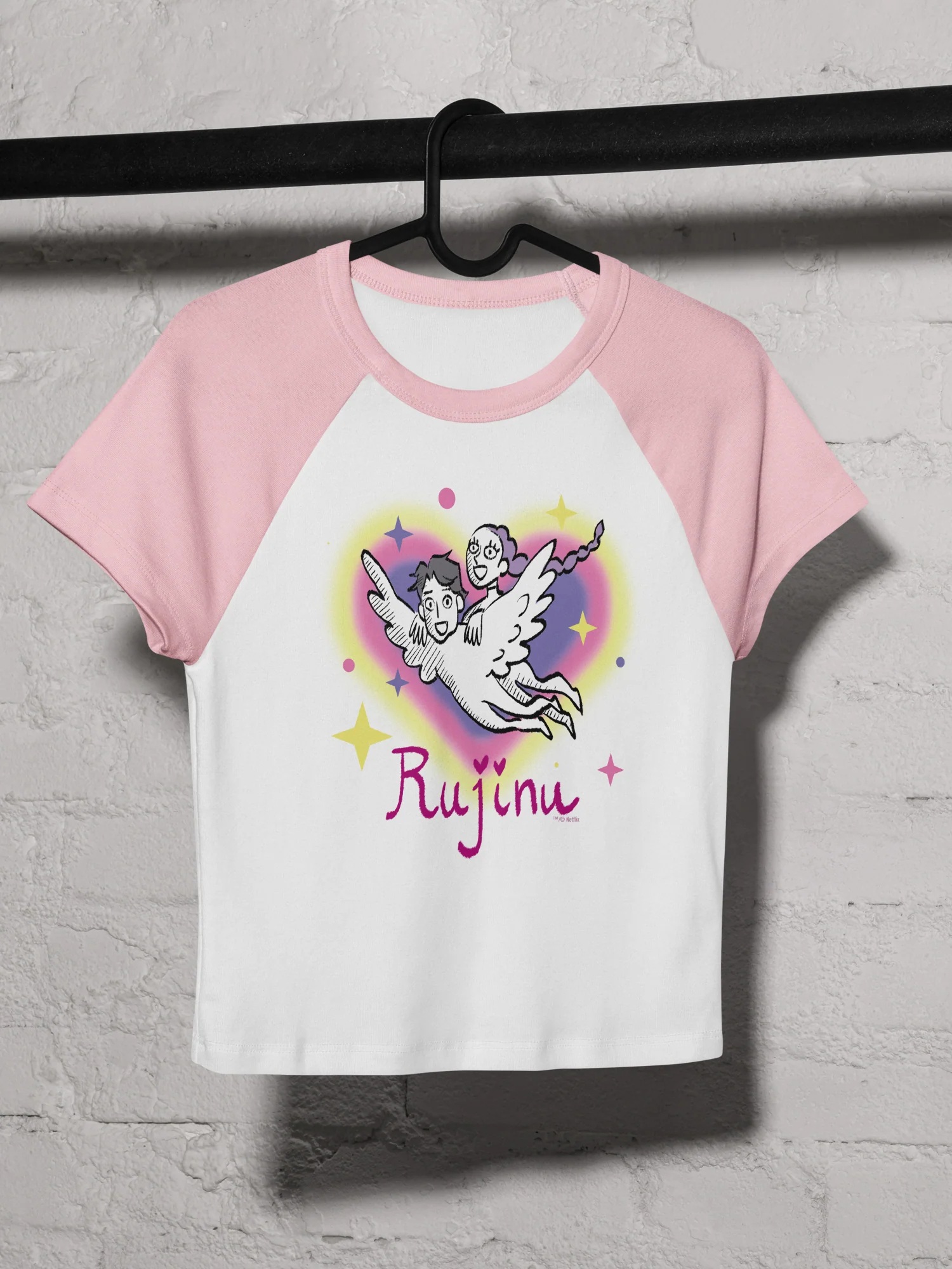 KPop Demon Hunters Women's Raglan Baby Tee Rujinu - Image 3