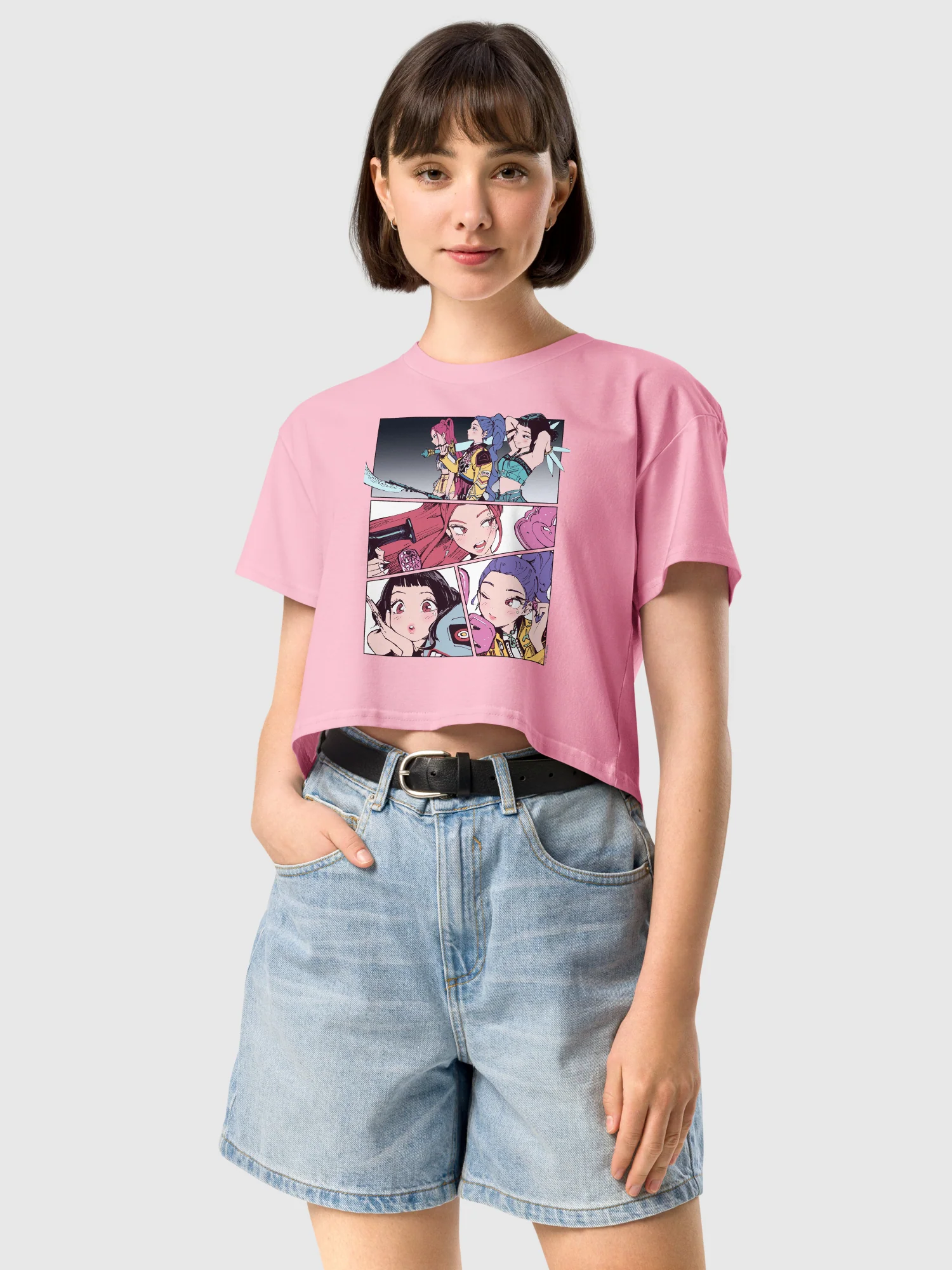 KPop Demon Hunters Women's Crop Top Polo Tokki - Image 2