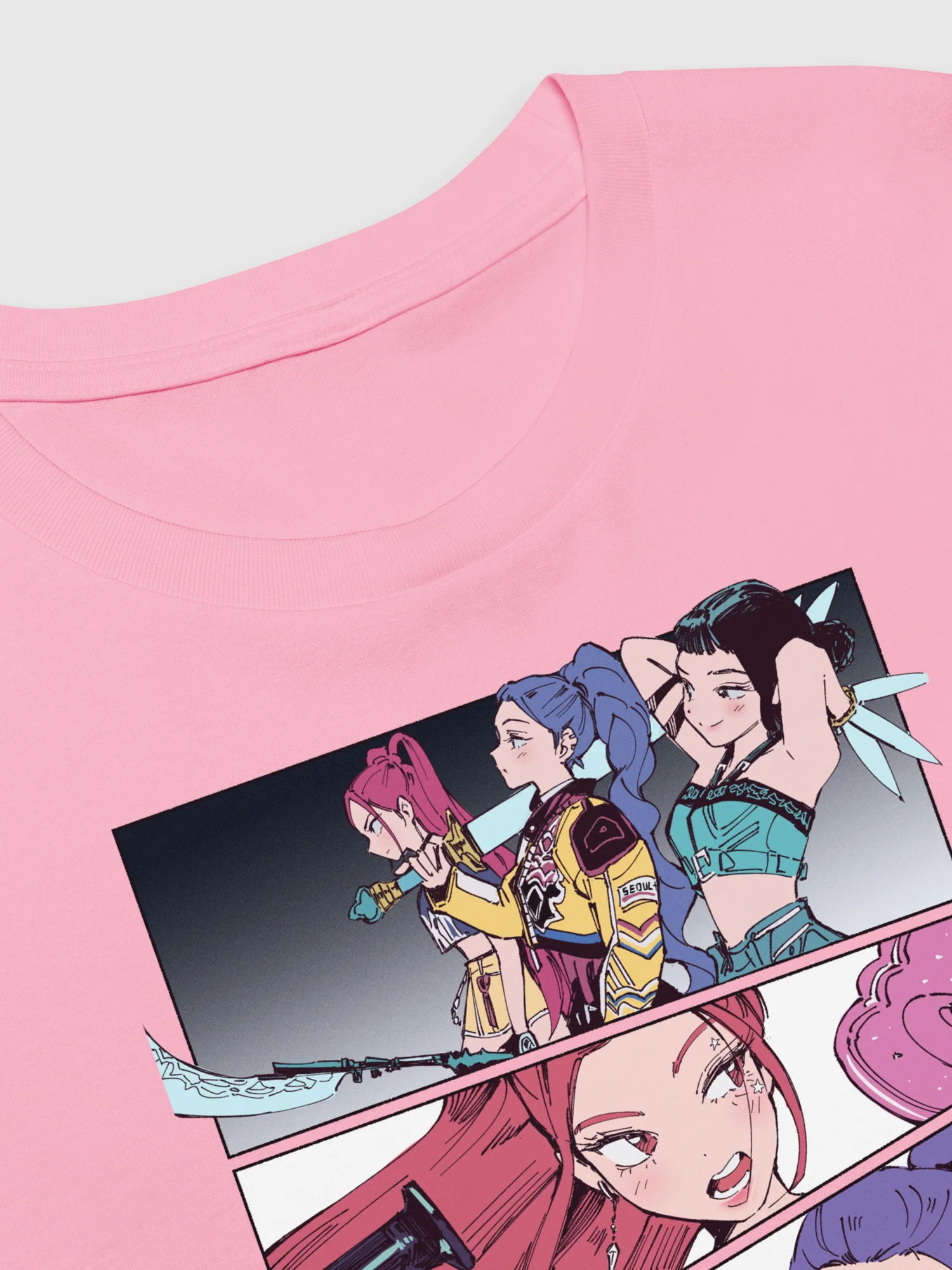 KPop Demon Hunters Women's Crop Top Polo Tokki - Image 3