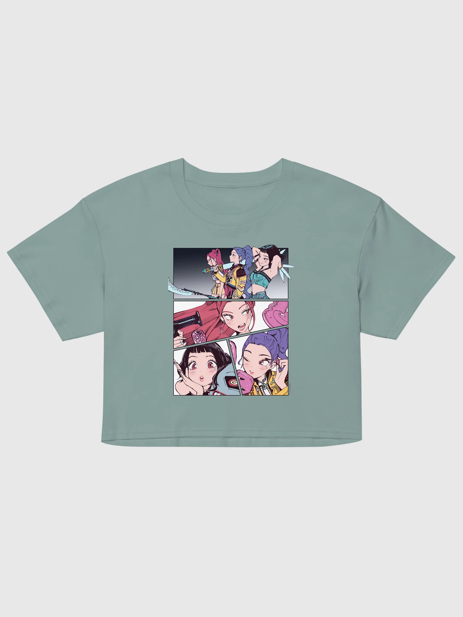KPop Demon Hunters Women's Crop Top Polo Tokki - Image 4
