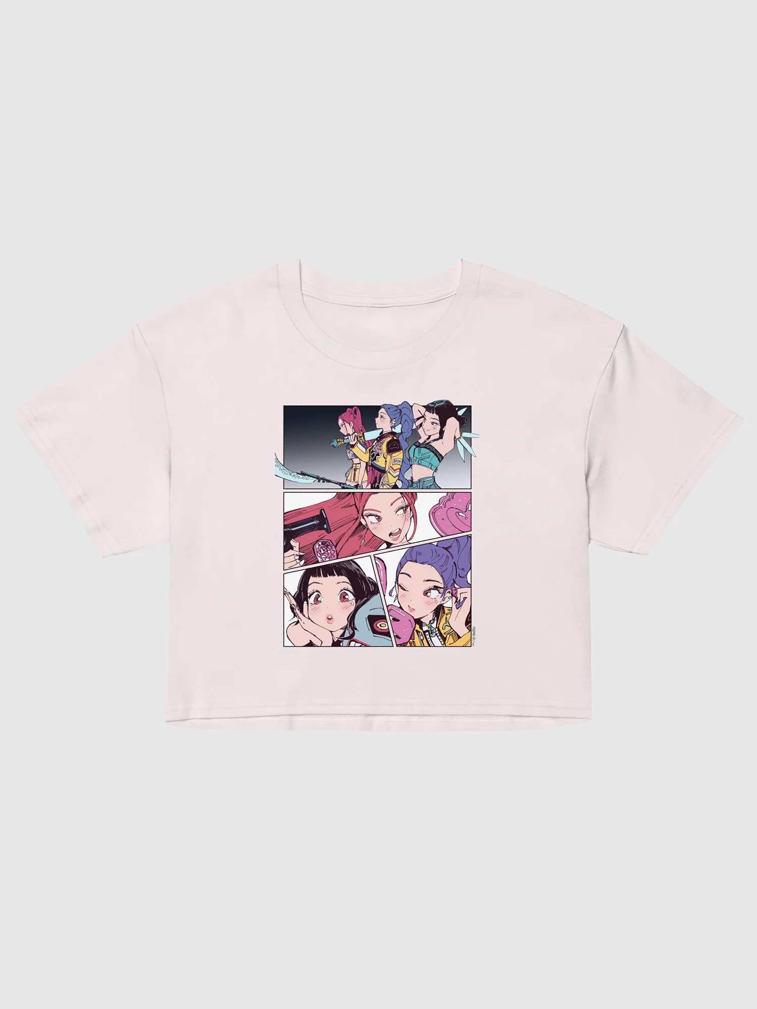 KPop Demon Hunters Women's Crop Top Polo Tokki - Image 7