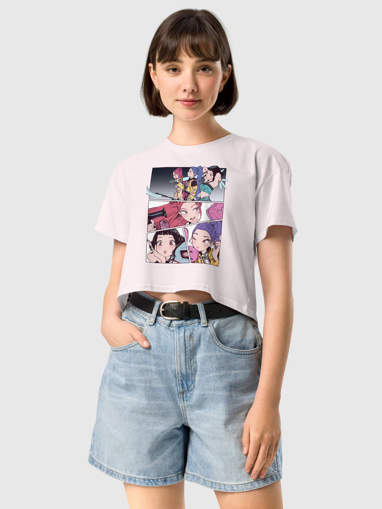 KPop Demon Hunters Women's Crop Top Polo Tokki - Image 9