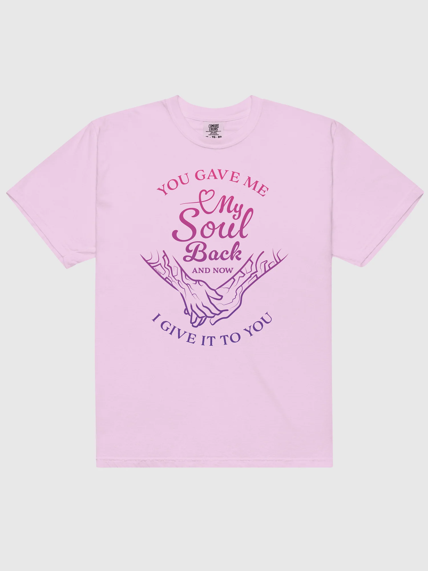 KPop Demon Hunters You Gave Me My Soul Back Comfort Colors T-Shirt - Image 2