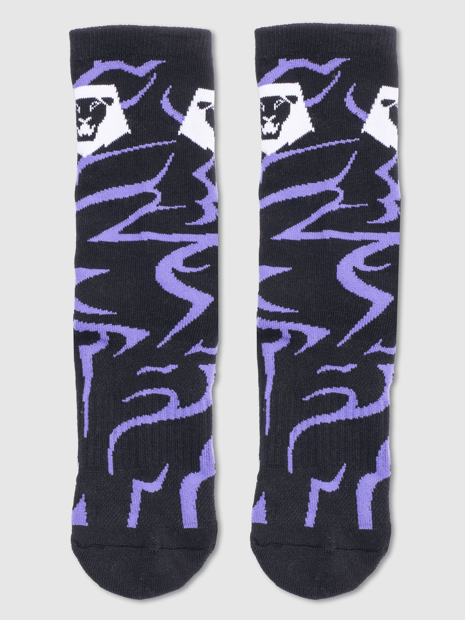 KPop Demon Hunters Youth Athletic Crew Sock Saja Boys Glow In The Dark - Image 2
