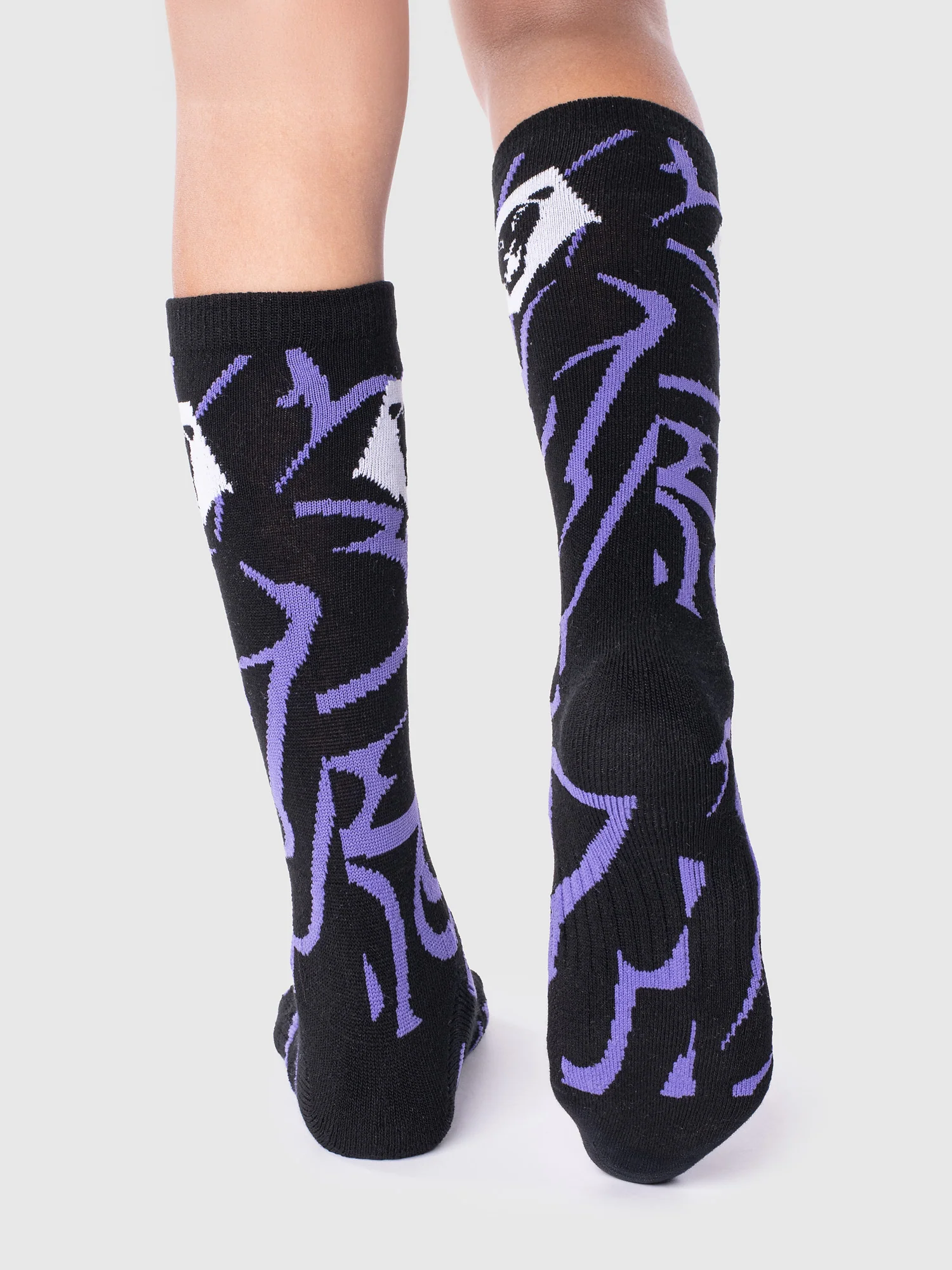 KPop Demon Hunters Youth Athletic Crew Sock Saja Boys Glow In The Dark - Image 6