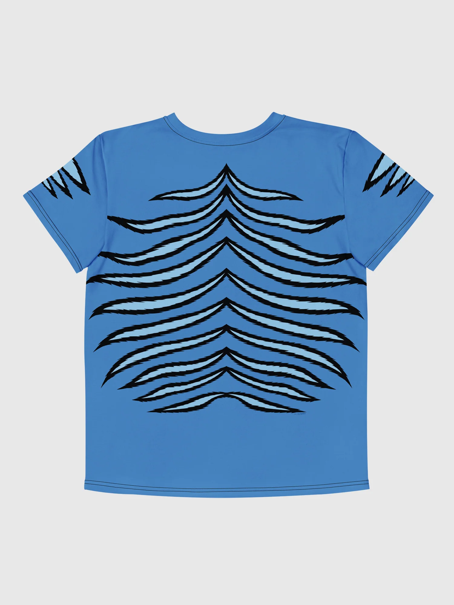 KPop Demon Hunters Youth T-Shirt Derpy Tiger Stripes - Image 2