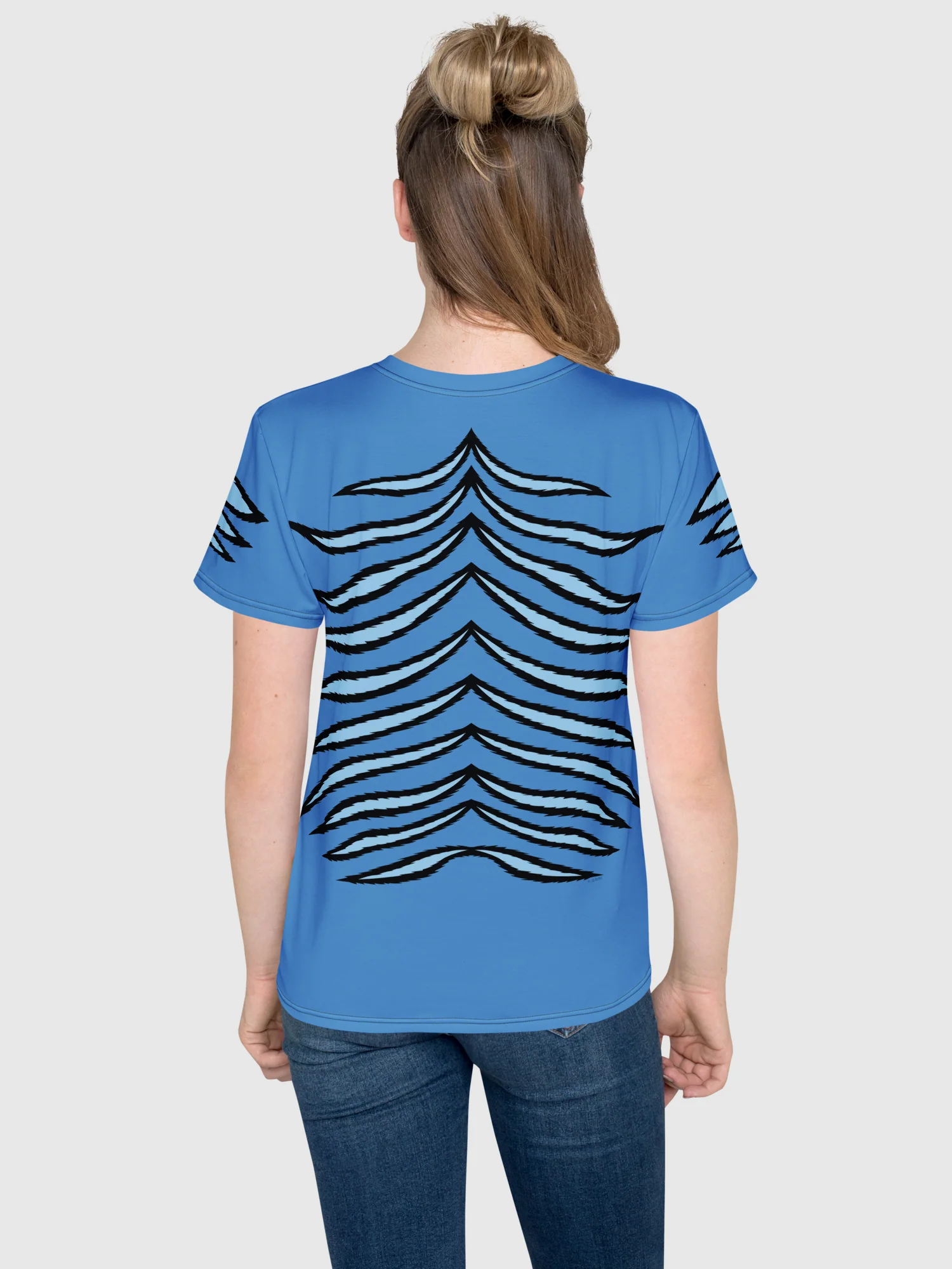 KPop Demon Hunters Youth T-Shirt Derpy Tiger Stripes - Image 5