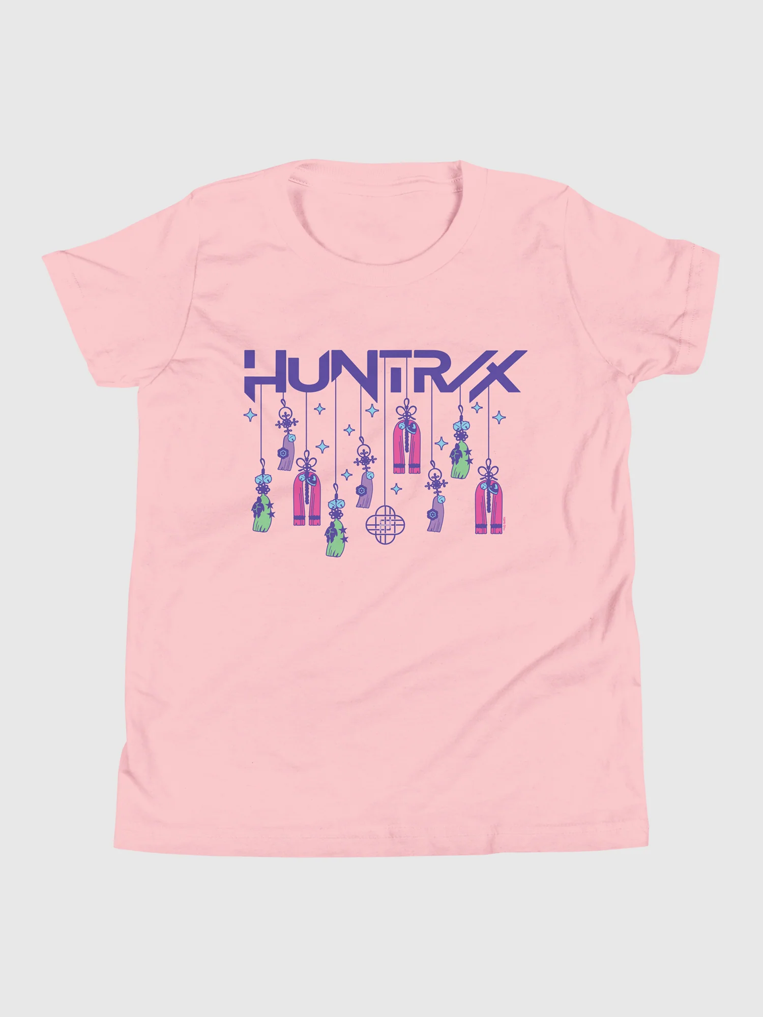 Kpop Demon Hunters Kids T-Shirt HUNTR/X Holiday Charms - Image 3