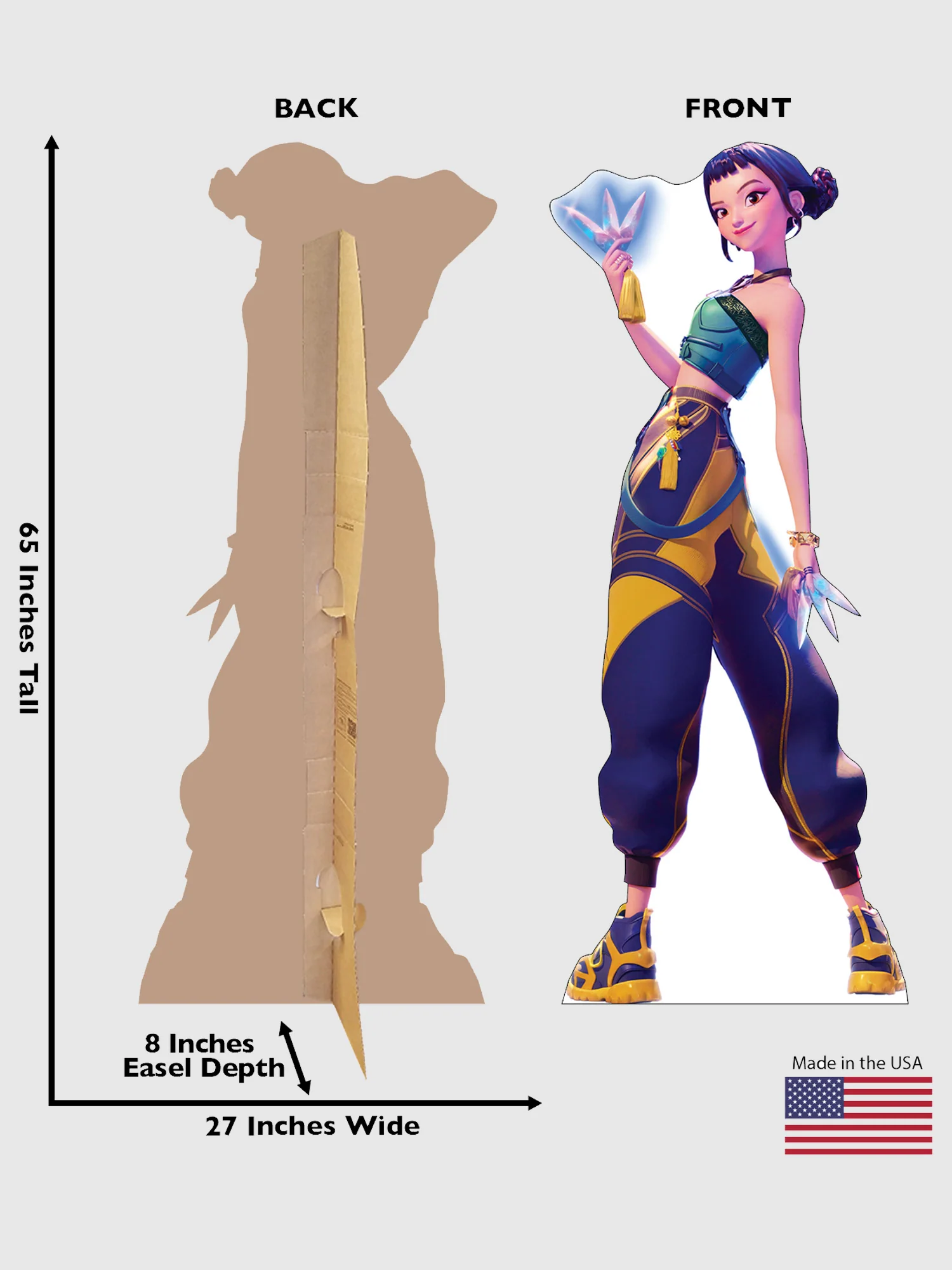 KPop Demon Hunters Zoey Cardboard Cutout Standee - Image 3