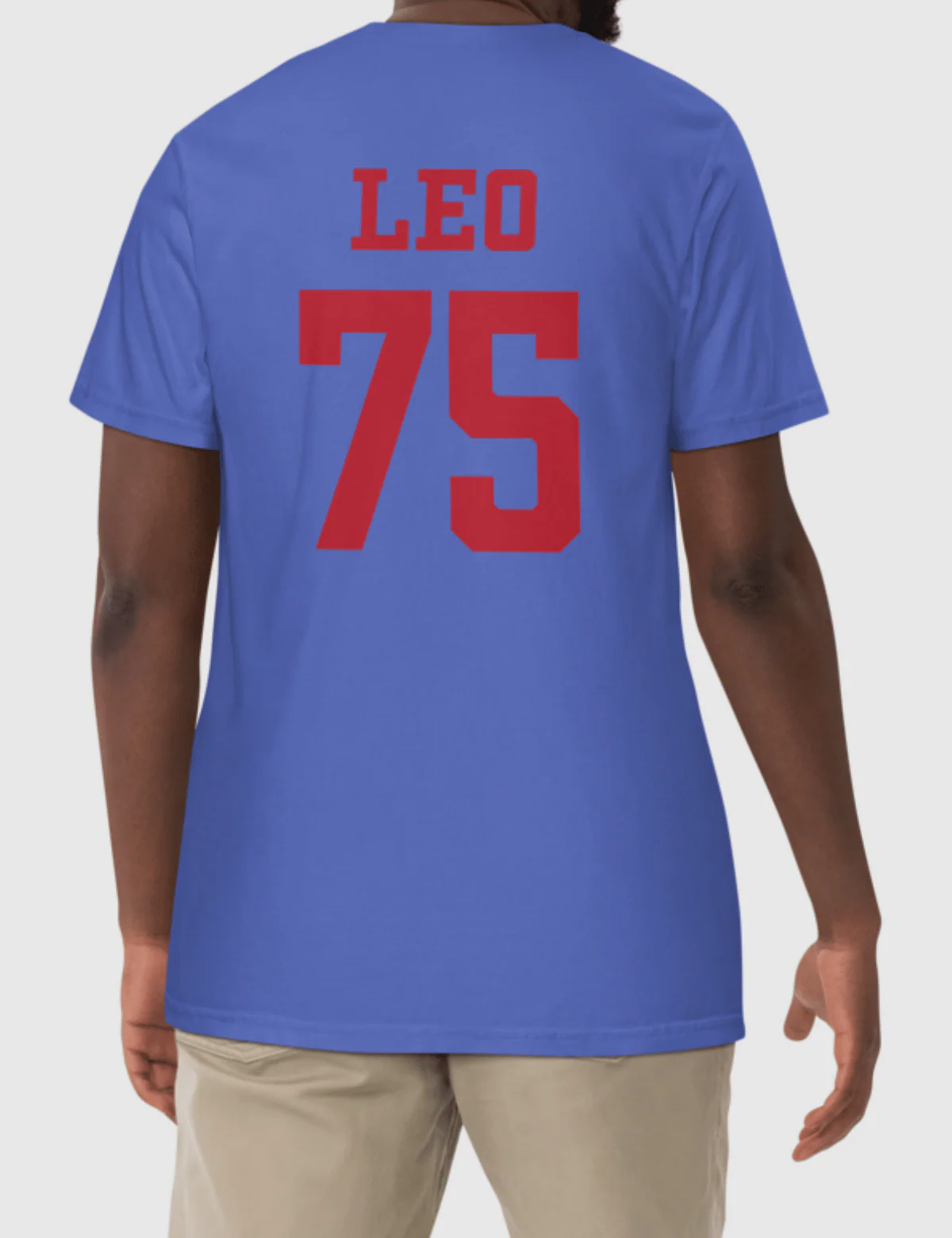Leo Unisex Logo T-Shirt [Blue] - Image 2