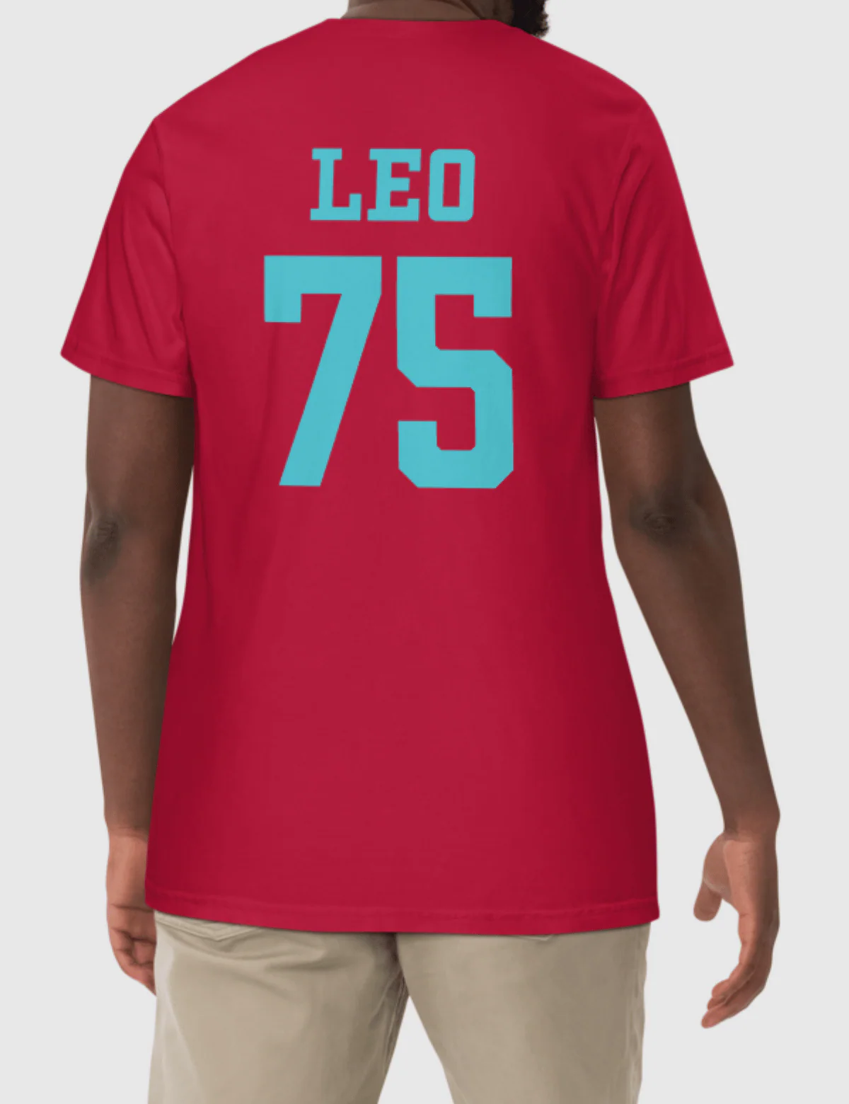 Leo Unisex Logo T-Shirt [Red] - Image 2
