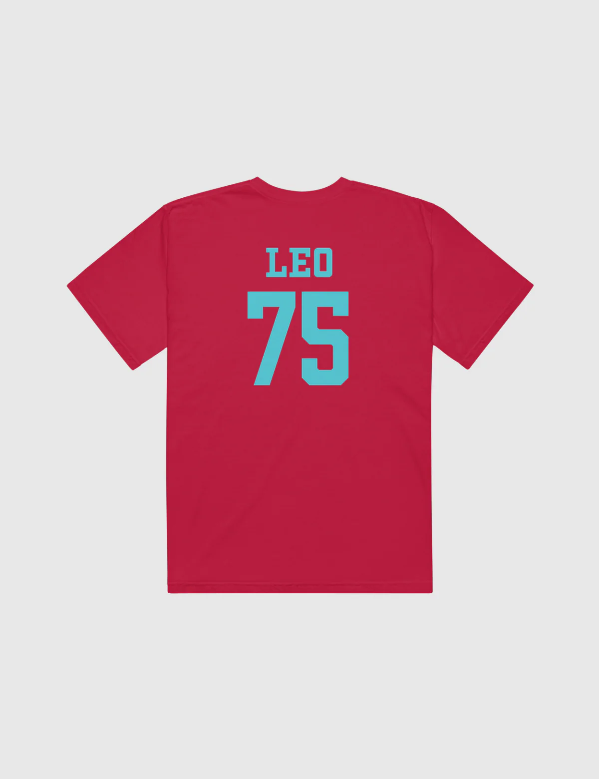 Leo Unisex Logo T-Shirt [Red] - Image 3