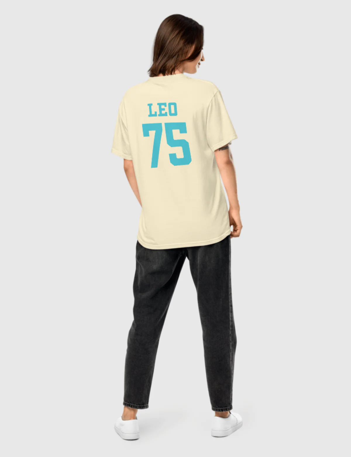 Leo Unisex Logo T-Shirt [Tan] - Image 2
