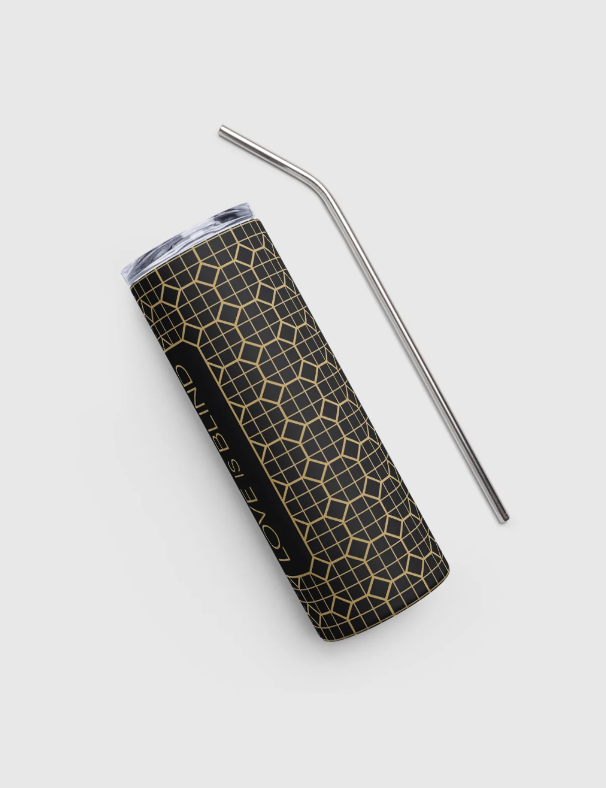 Love is Blind "I Can See A Future With You" Stainless Steel Tumbler [Black] - Image 3