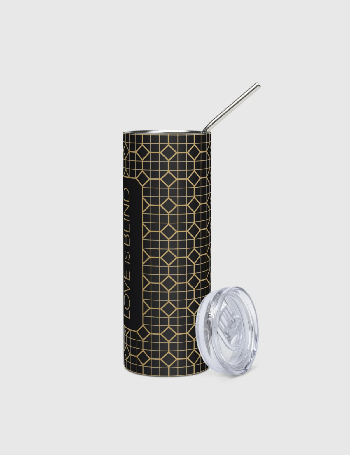 Love is Blind "I Can See A Future With You" Stainless Steel Tumbler [Black] - Image 6