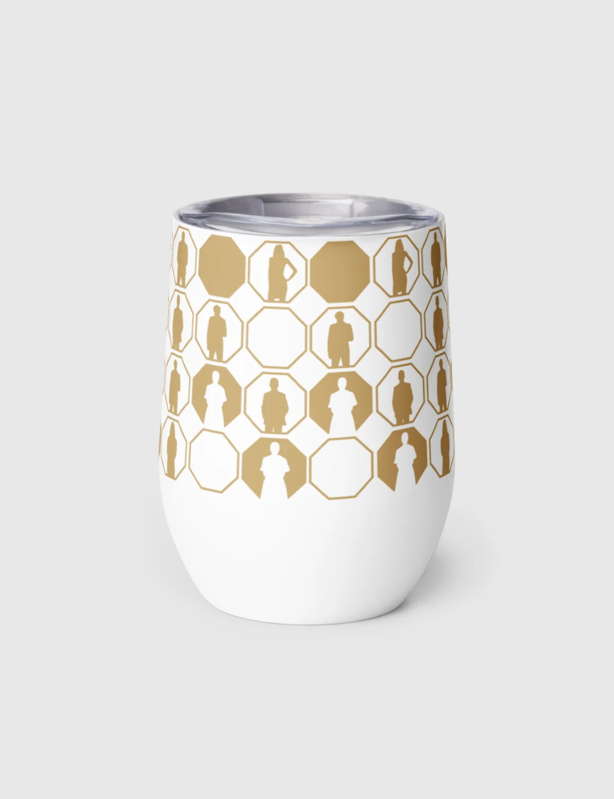 Love is Blind "My Ideal Man Is" Wine Tumbler [White] - Image 6