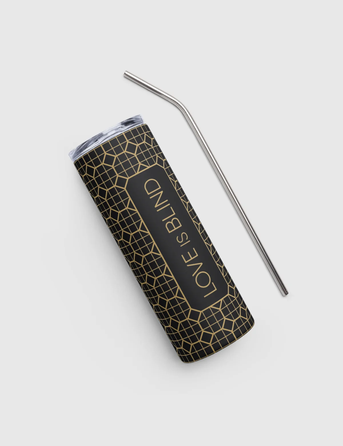 Love is Blind "I'm The Marrying Type" Stainless Steel Tumbler [Black] - Image 3