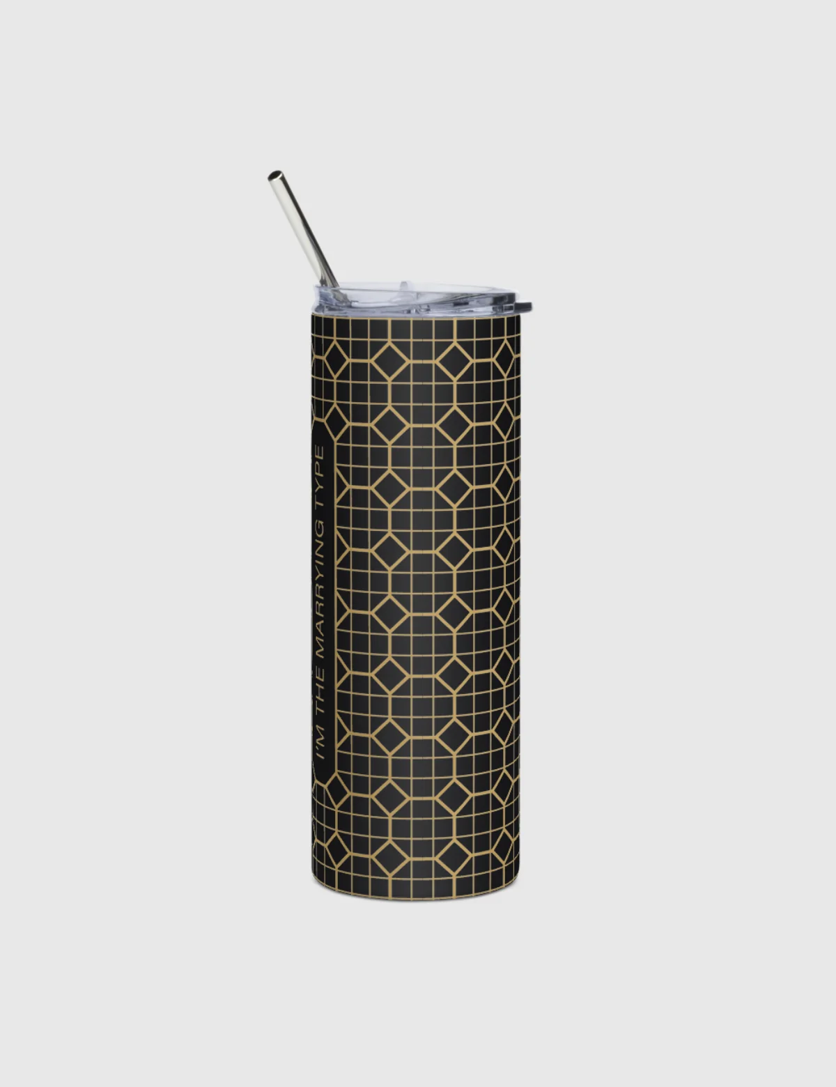 Love is Blind "I'm The Marrying Type" Stainless Steel Tumbler [Black] - Image 6
