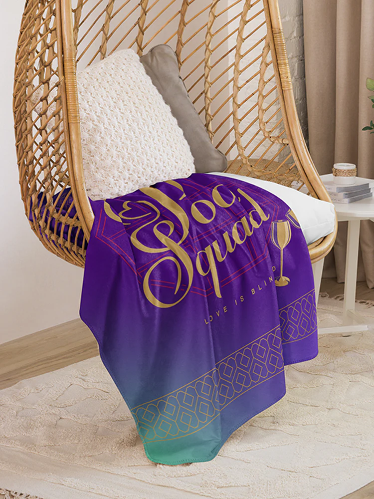 Love is Blind Pod Squad Sherpa Blanket - Image 5