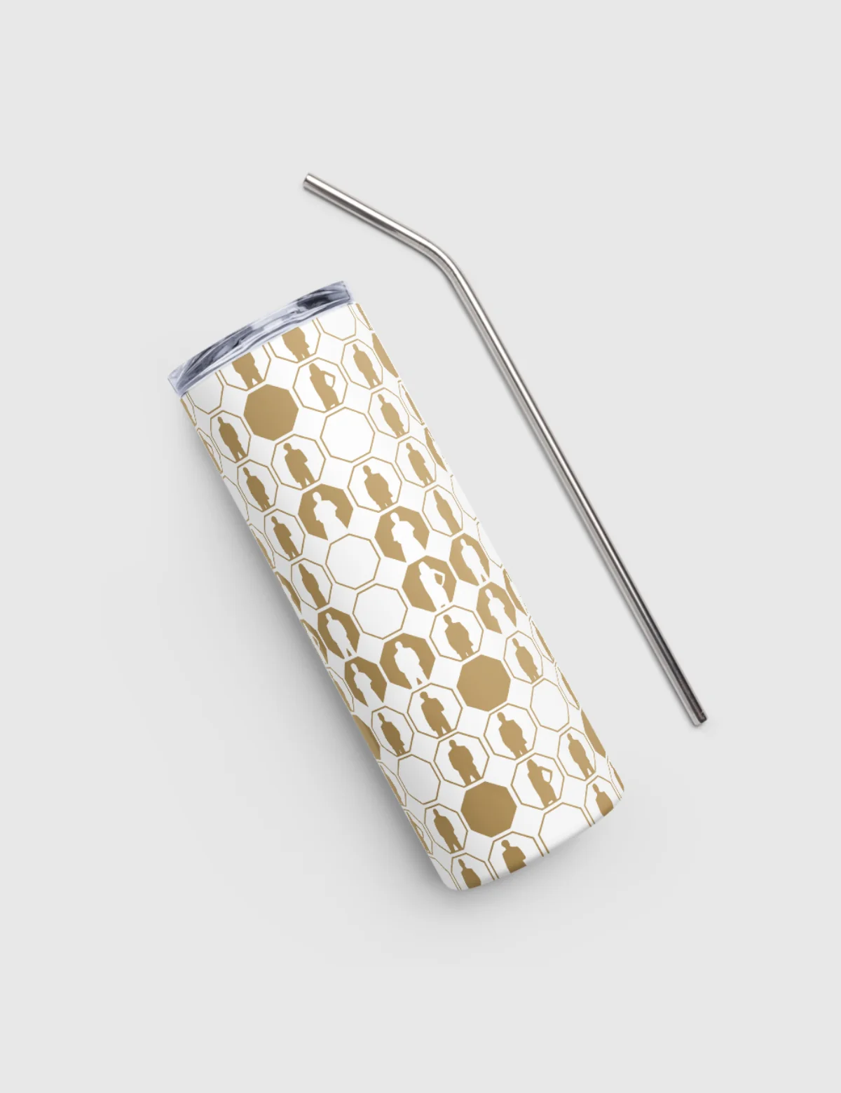 Love is Blind "First Comes Love, Then Comes Reality" Stainless Steel Tumbler [White] - Image 3