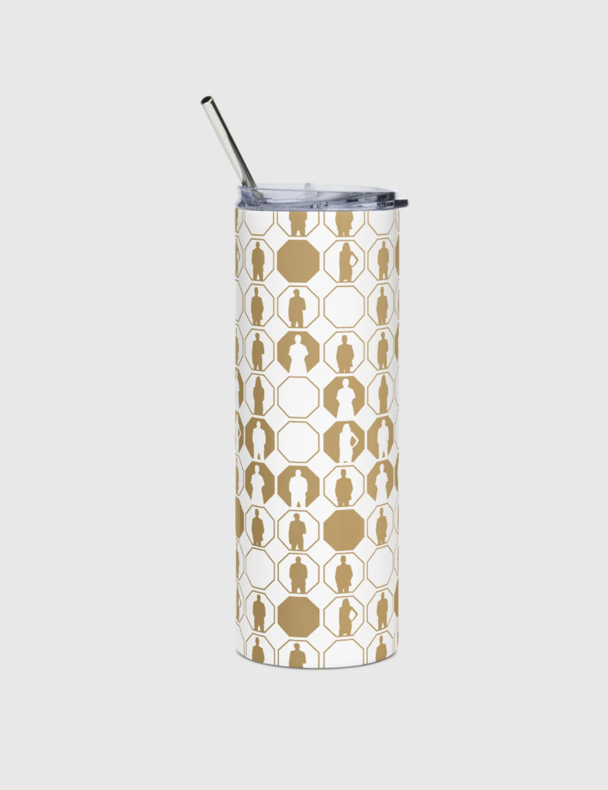 Love is Blind "First Comes Love, Then Comes Reality" Stainless Steel Tumbler [White] - Image 5