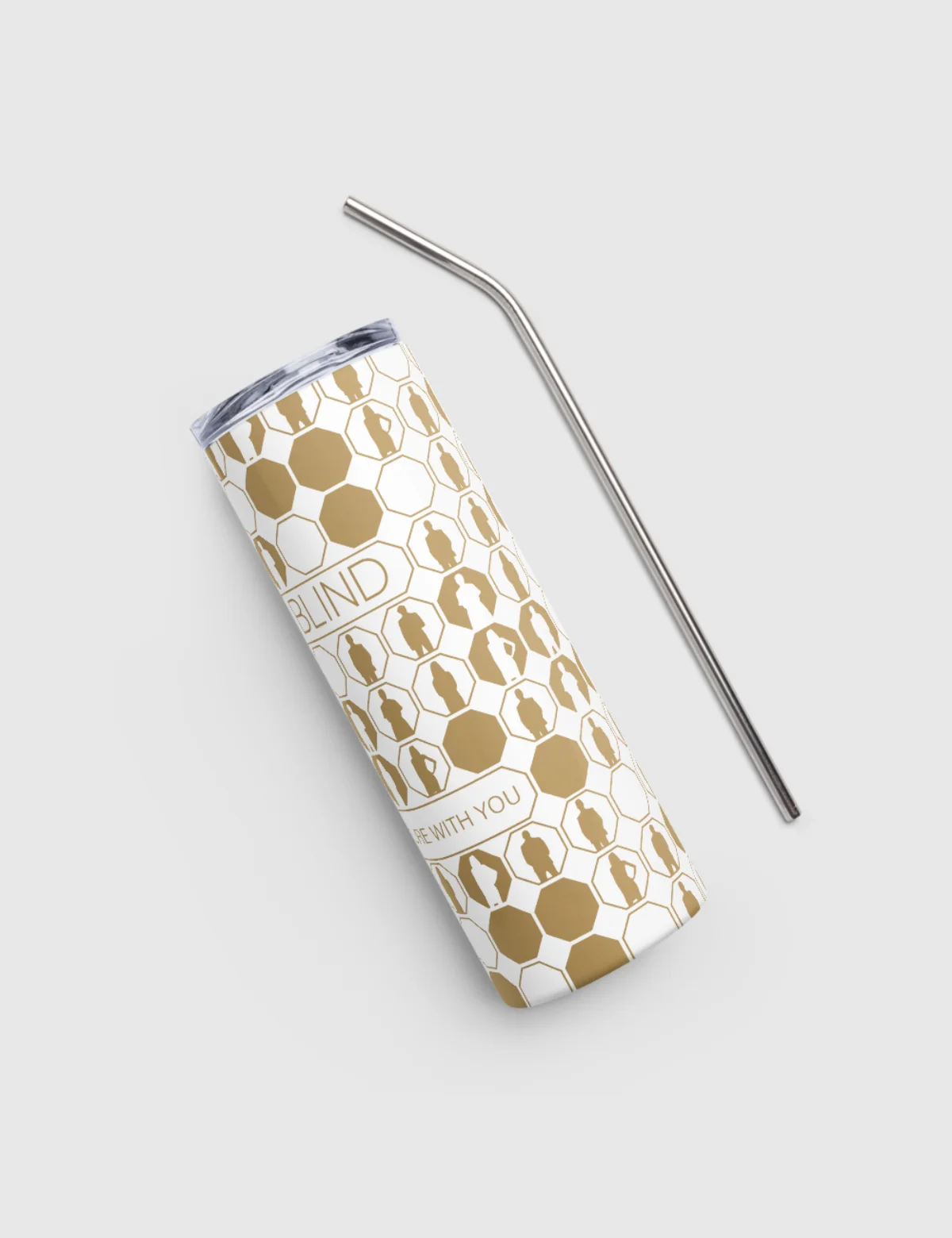 Love is Blind "I Can See A Future With You" Stainless Steel Tumbler [White] - Image 9