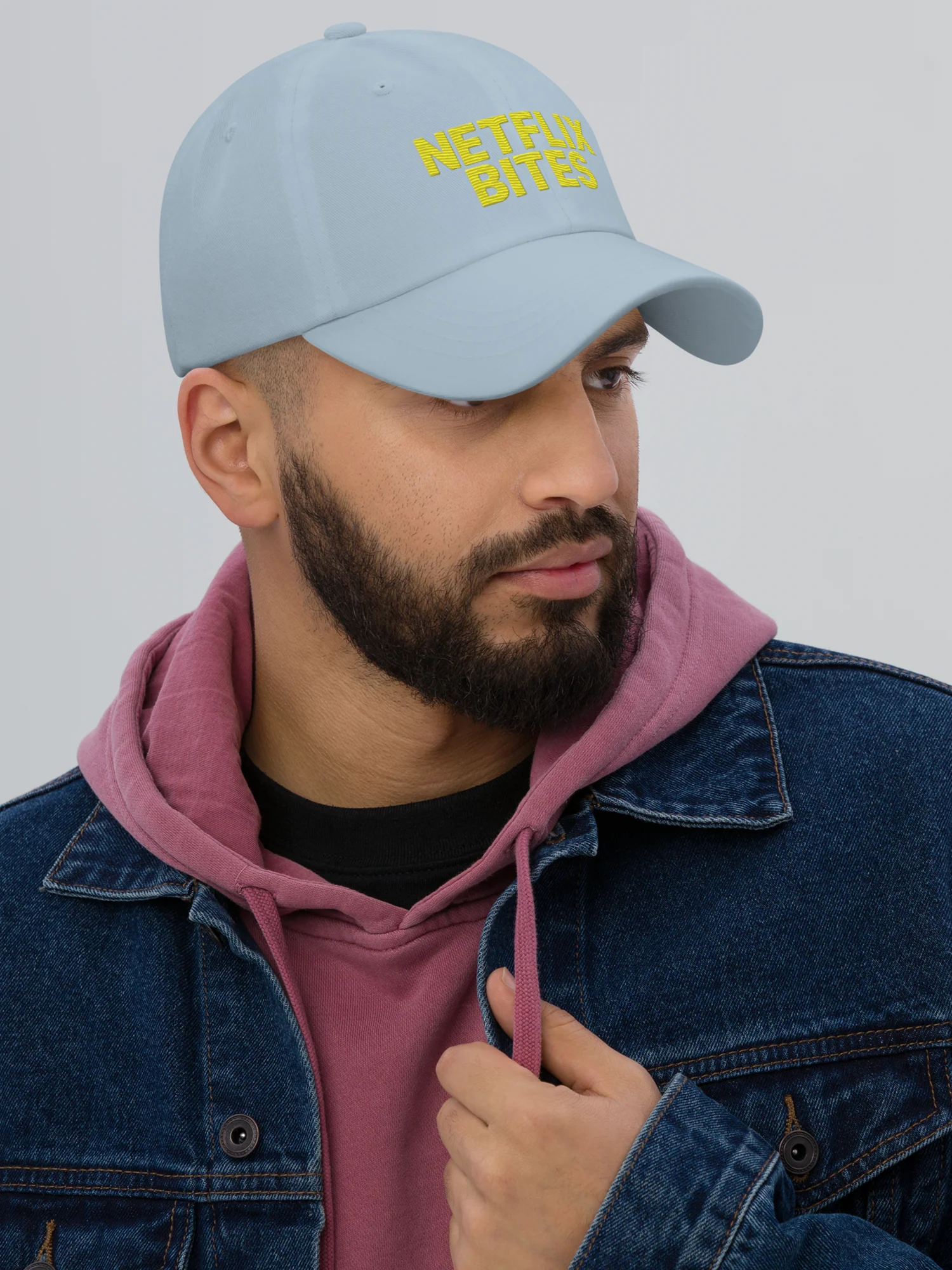 Netflix Bites Exclusive Dad Hat [Light Blue] - Image 5
