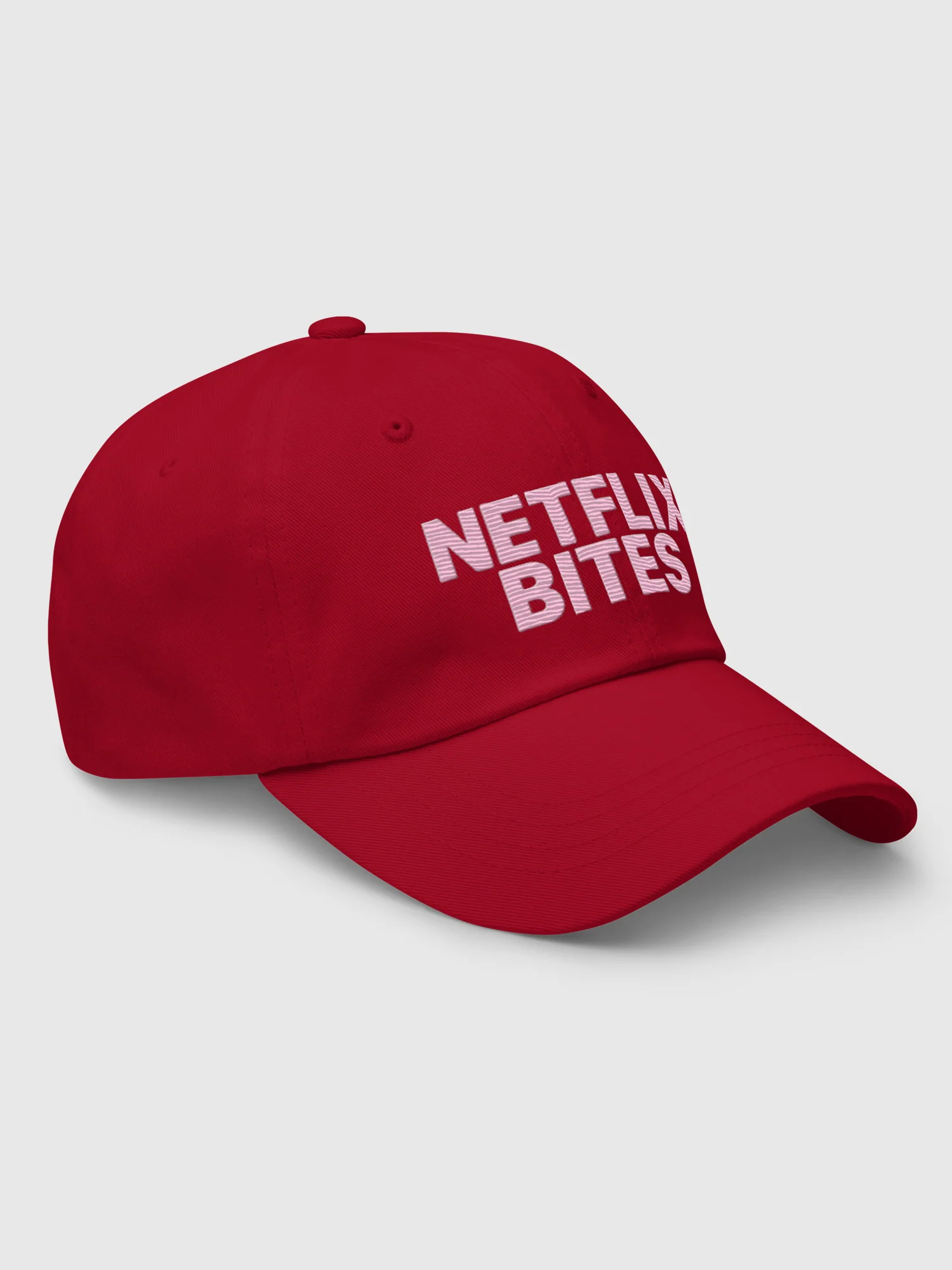 Netflix Bites Exclusive Dad Hat [Red] - Image 4