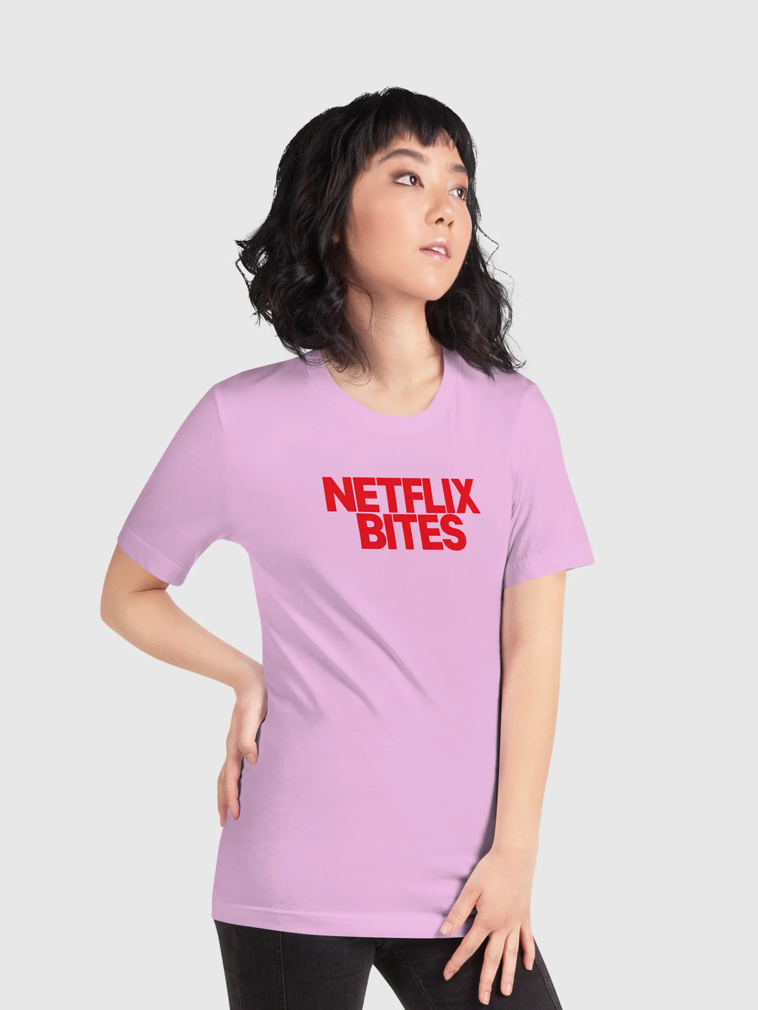 Netflix Bites Exclusive Unisex T-Shirt [Lilac] - Image 3
