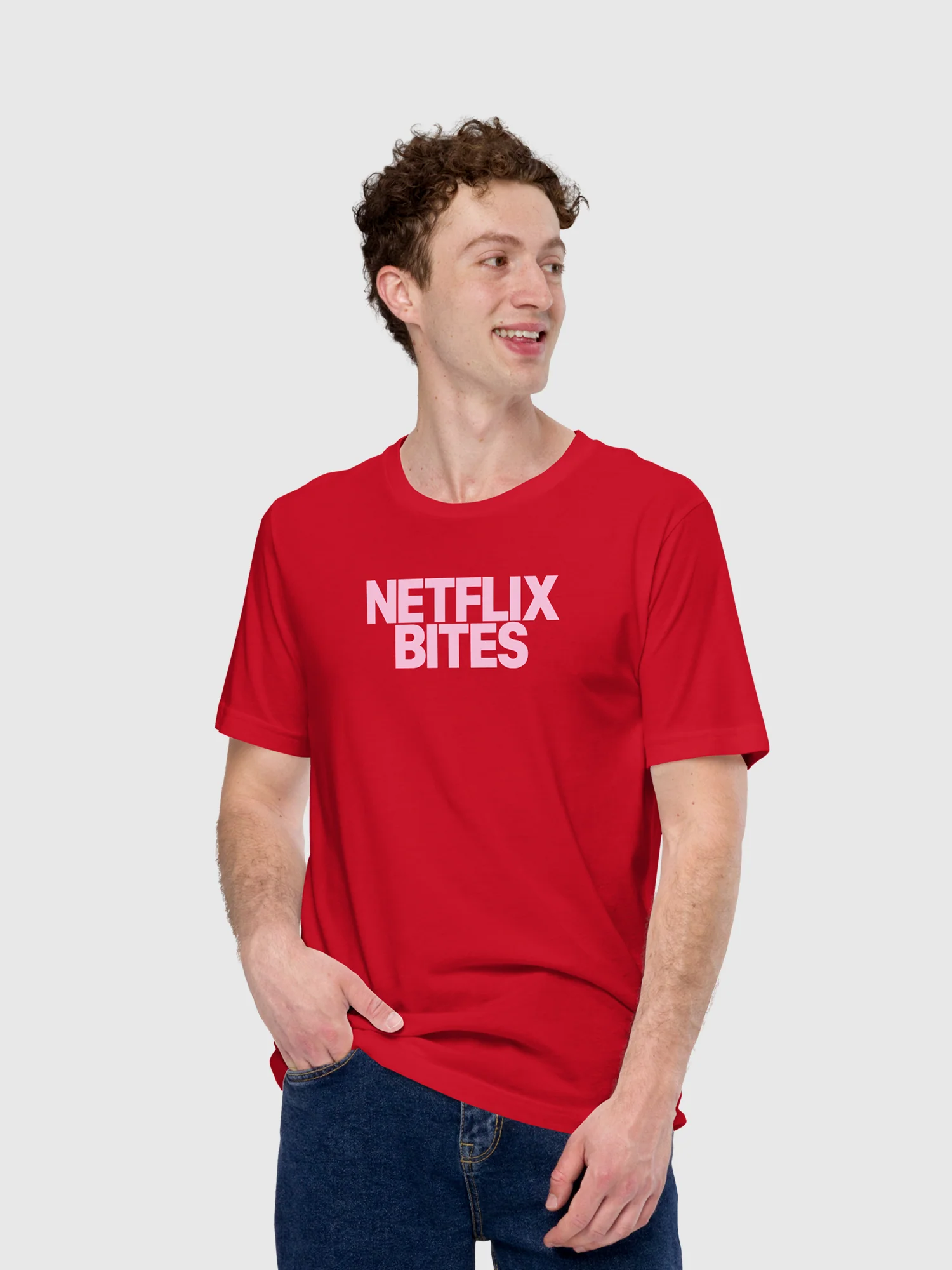 Netflix Bites Exclusive Unisex T-Shirt [Red] - Image 4