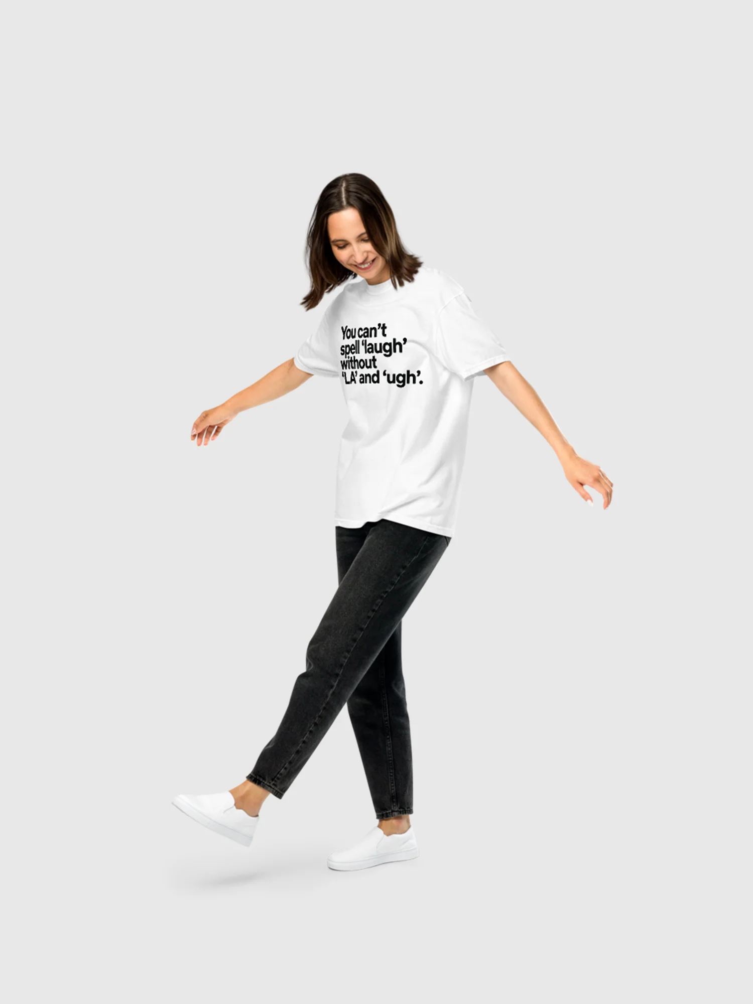Netflix is A Joke Unisex Heavyweight T-Shirt [White] - Image 5