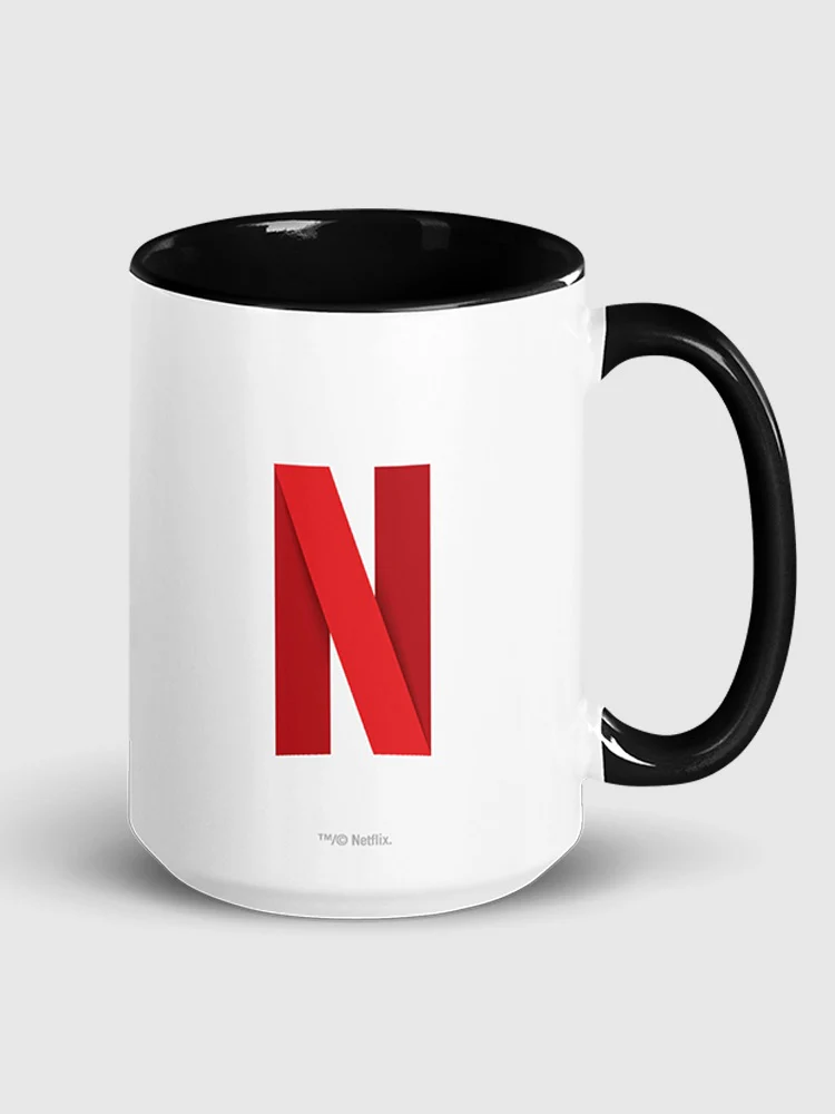 Netflix Me, Myself & Netflix Two-Tone Mug - Image 4